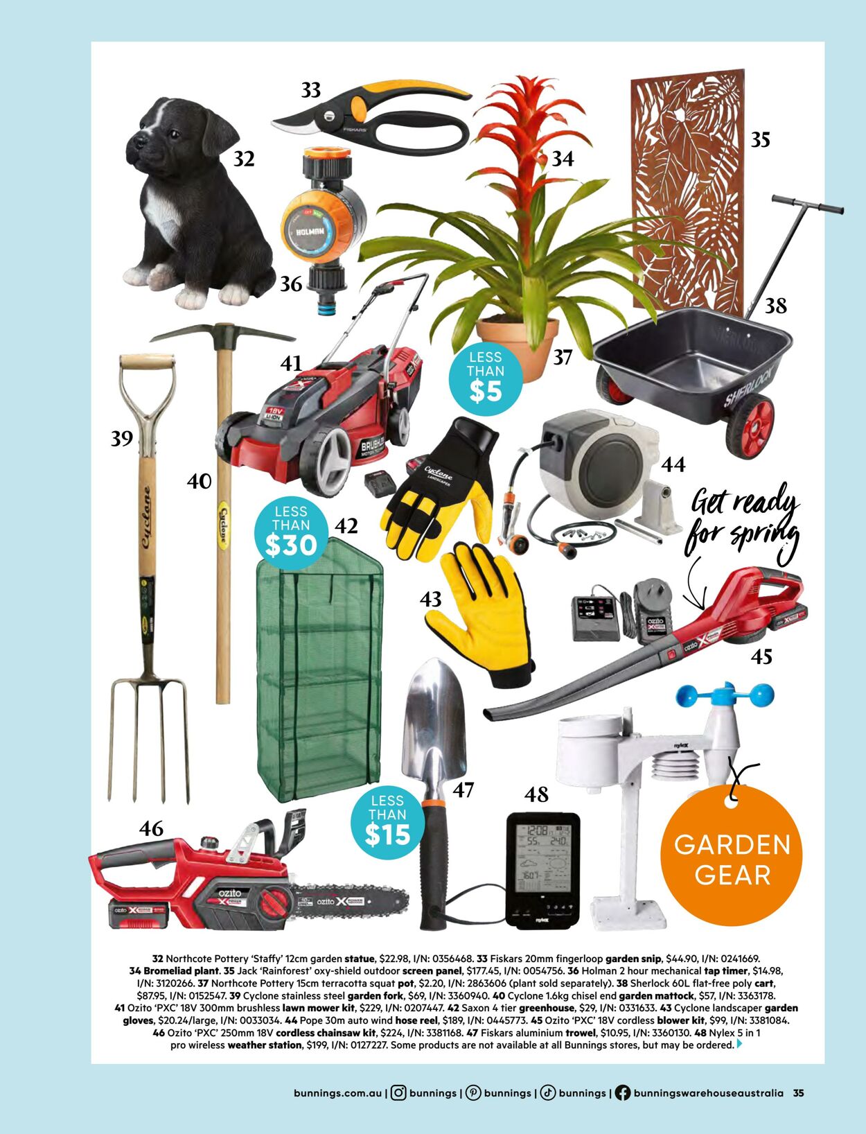 Catalogue Bunnings Warehouse 19.07.2023 - 10.11.2024