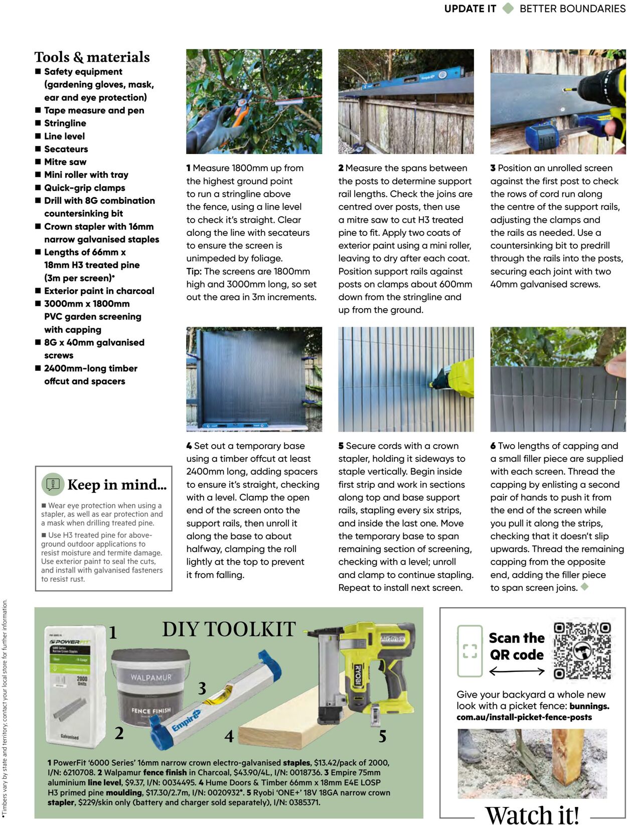 Catalogue Bunnings Warehouse 19.07.2023 - 10.11.2024