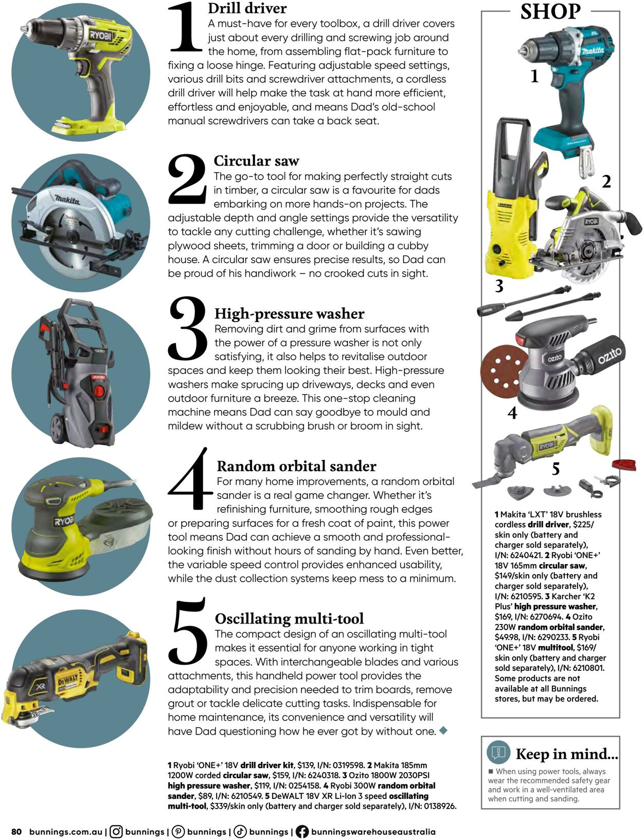 Catalogue Bunnings Warehouse 19.07.2023 - 10.11.2024