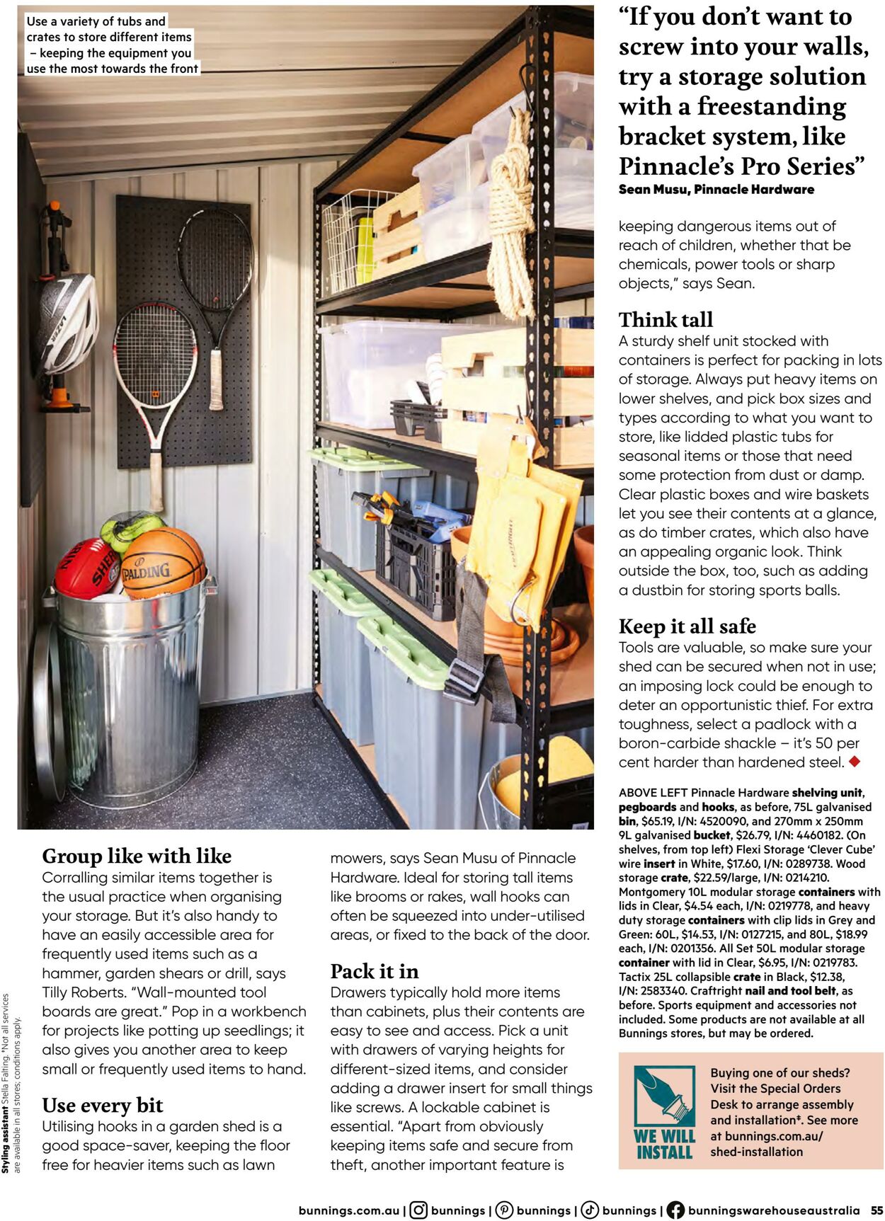 Catalogue Bunnings Warehouse 19.07.2023 - 10.11.2024