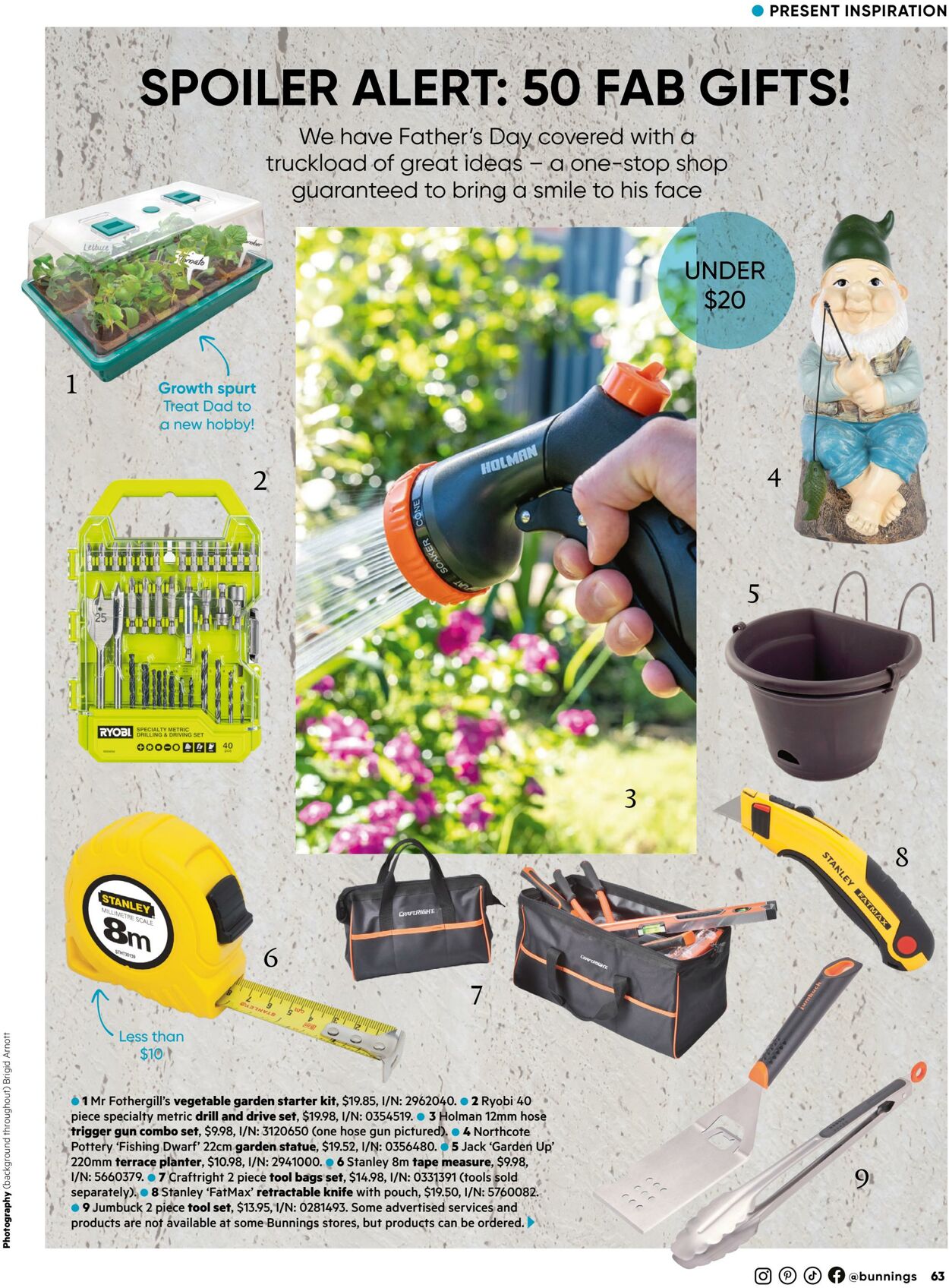 Catalogue Bunnings Warehouse 24.07.2024 - 10.11.2024