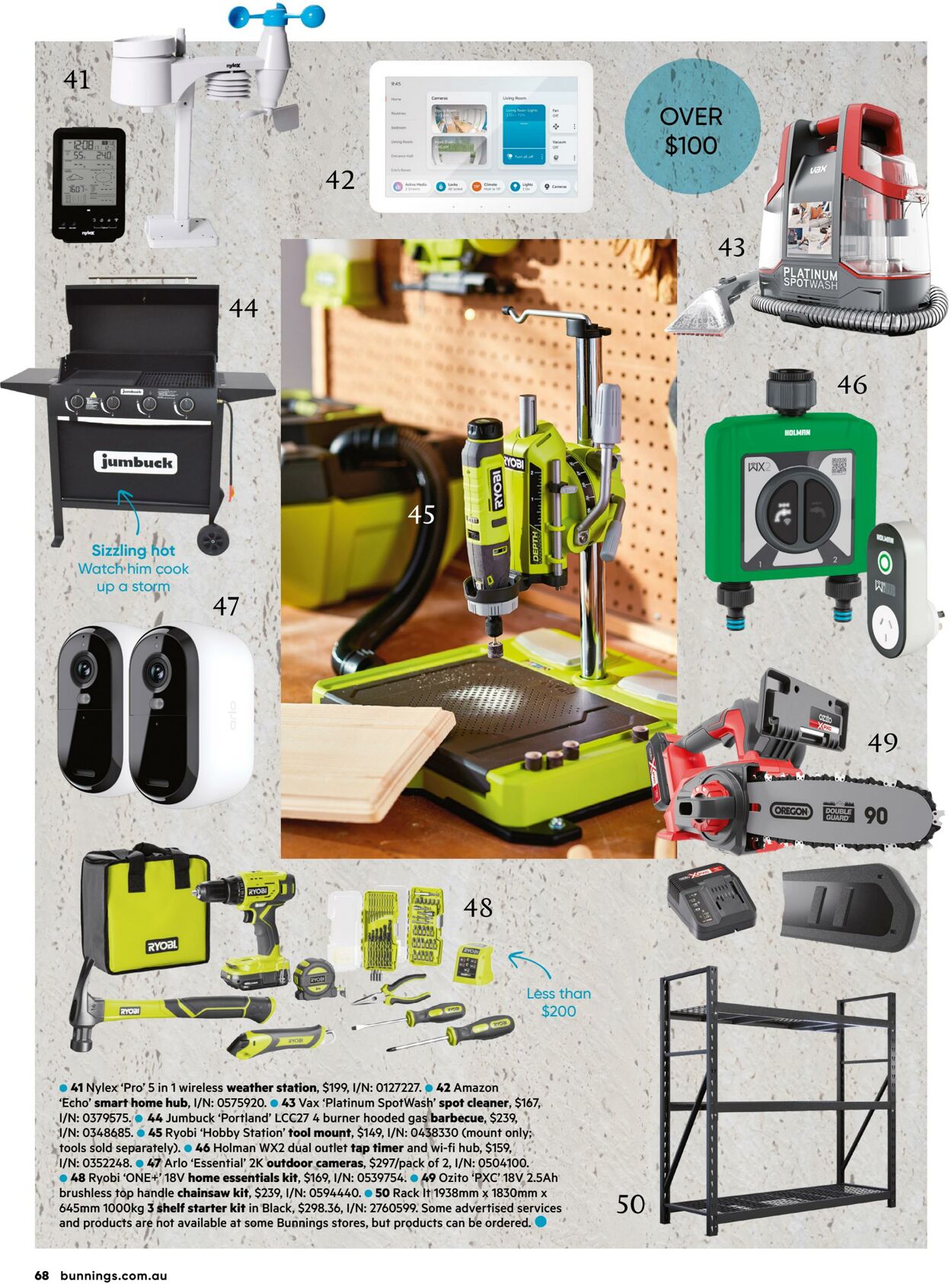 Catalogue Bunnings Warehouse 24.07.2024 - 10.11.2024