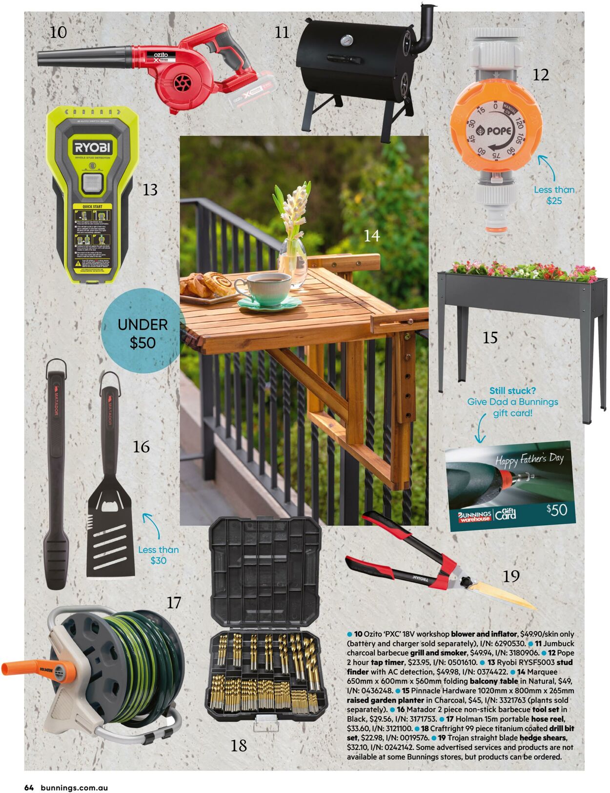 Catalogue Bunnings Warehouse 24.07.2024 - 10.11.2024