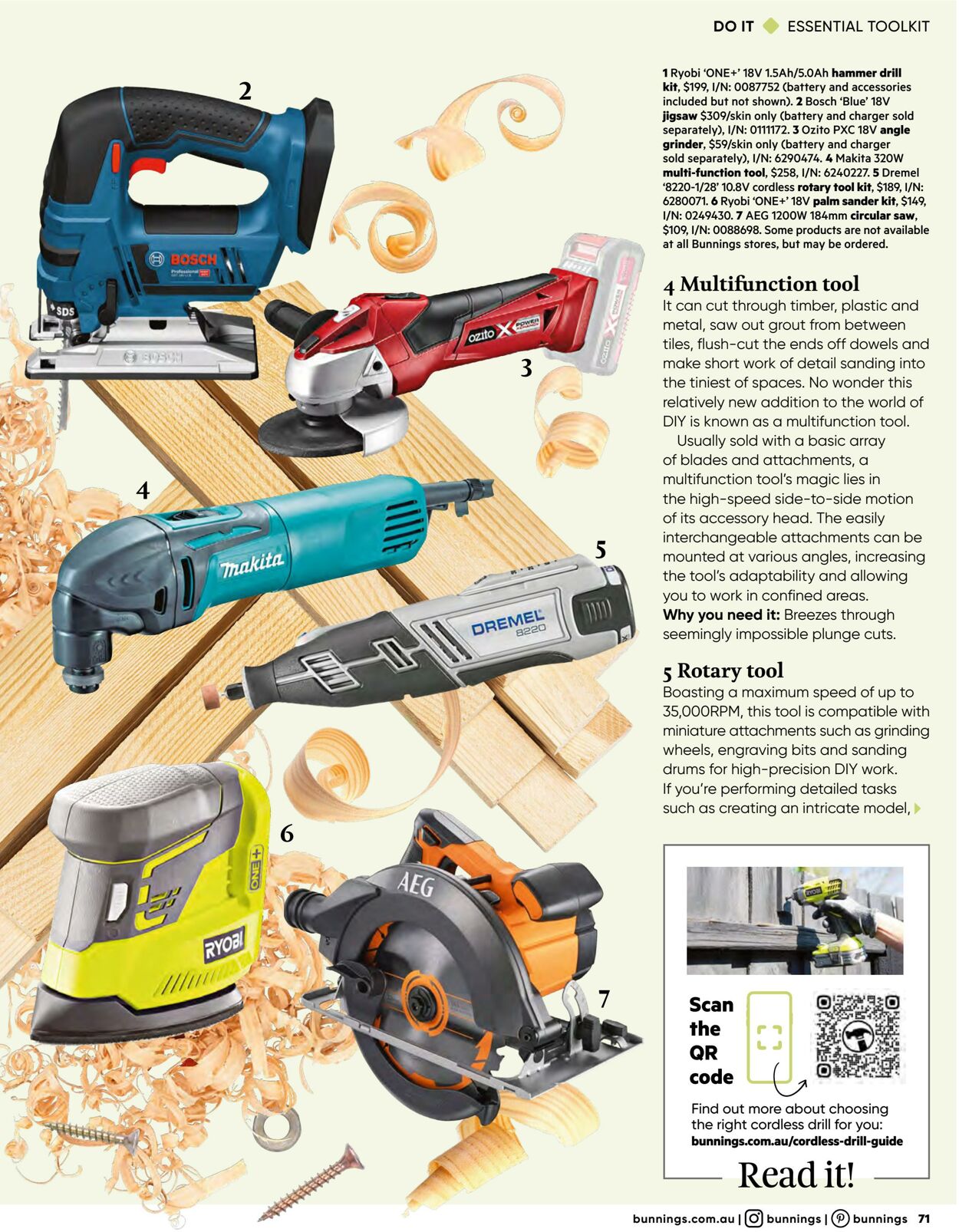 Catalogue Bunnings Warehouse 01.10.2022 - 31.10.2022