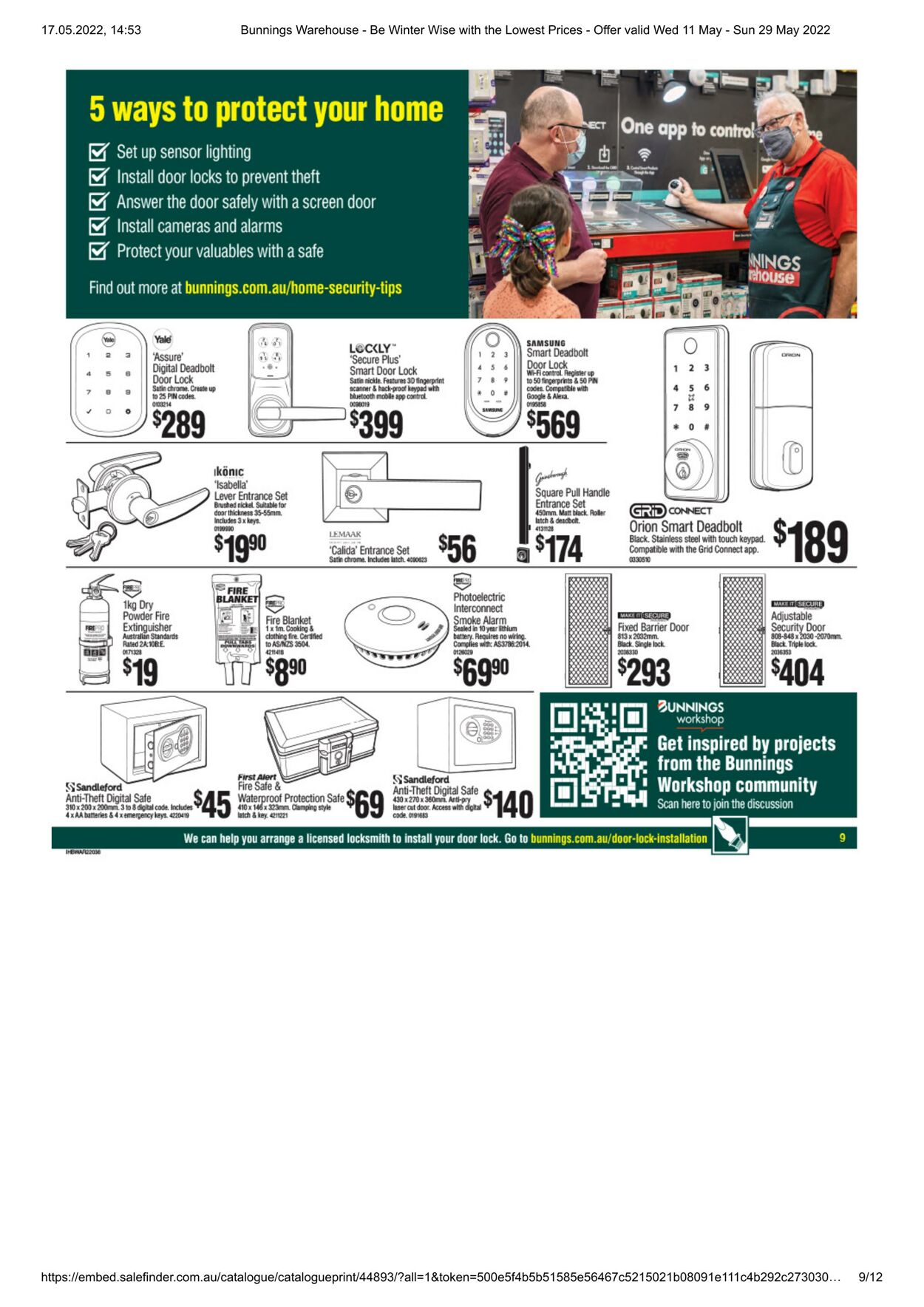 Catalogue Bunnings Warehouse 11.05.2022 - 29.05.2022