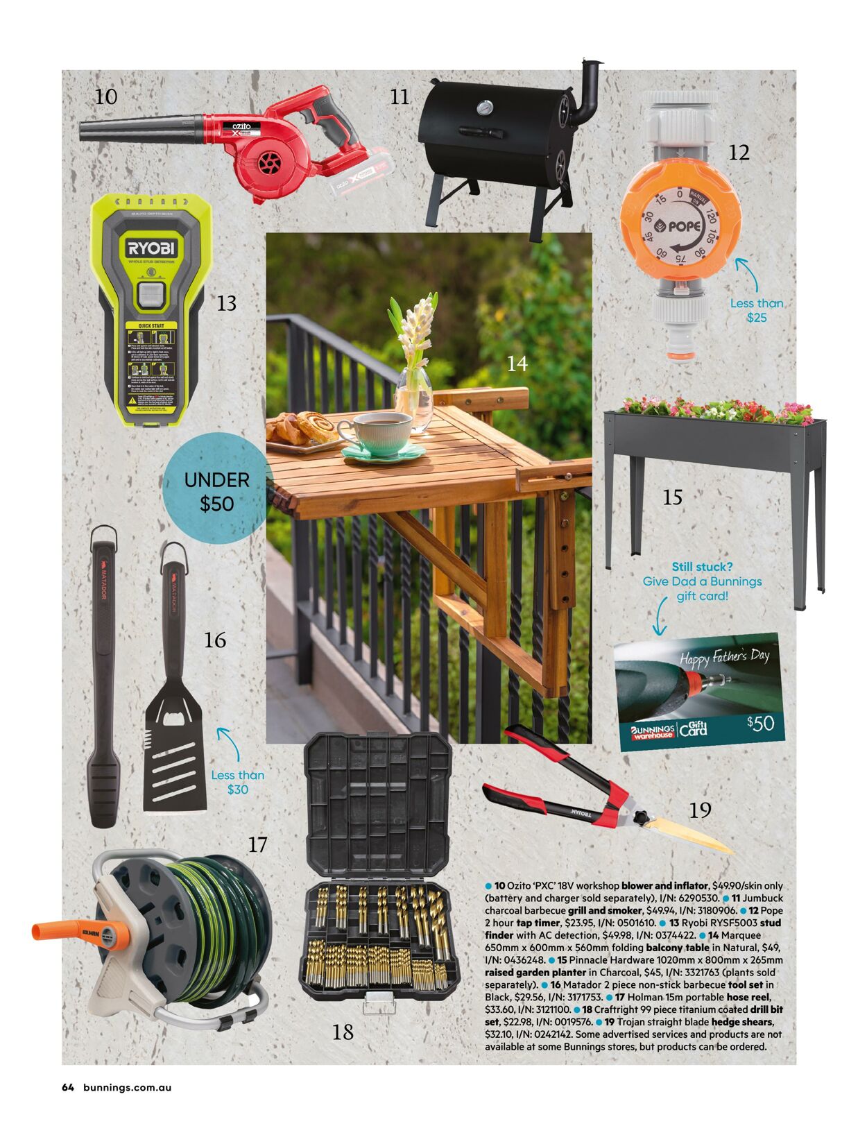 Catalogue Bunnings Warehouse 01.08.2024 - 31.08.2024