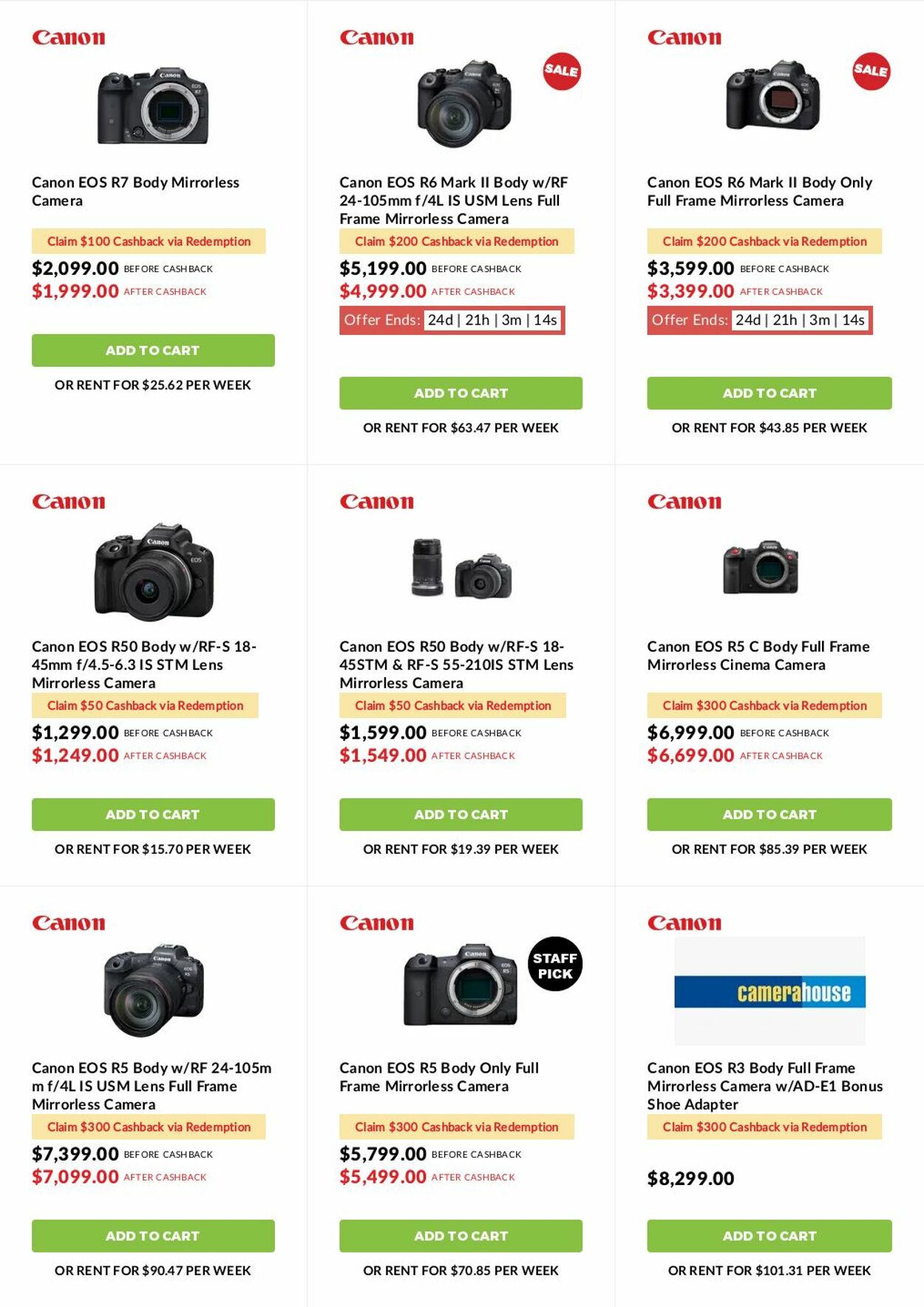 Catalogue Camera House 07.08.2023 - 13.08.2023