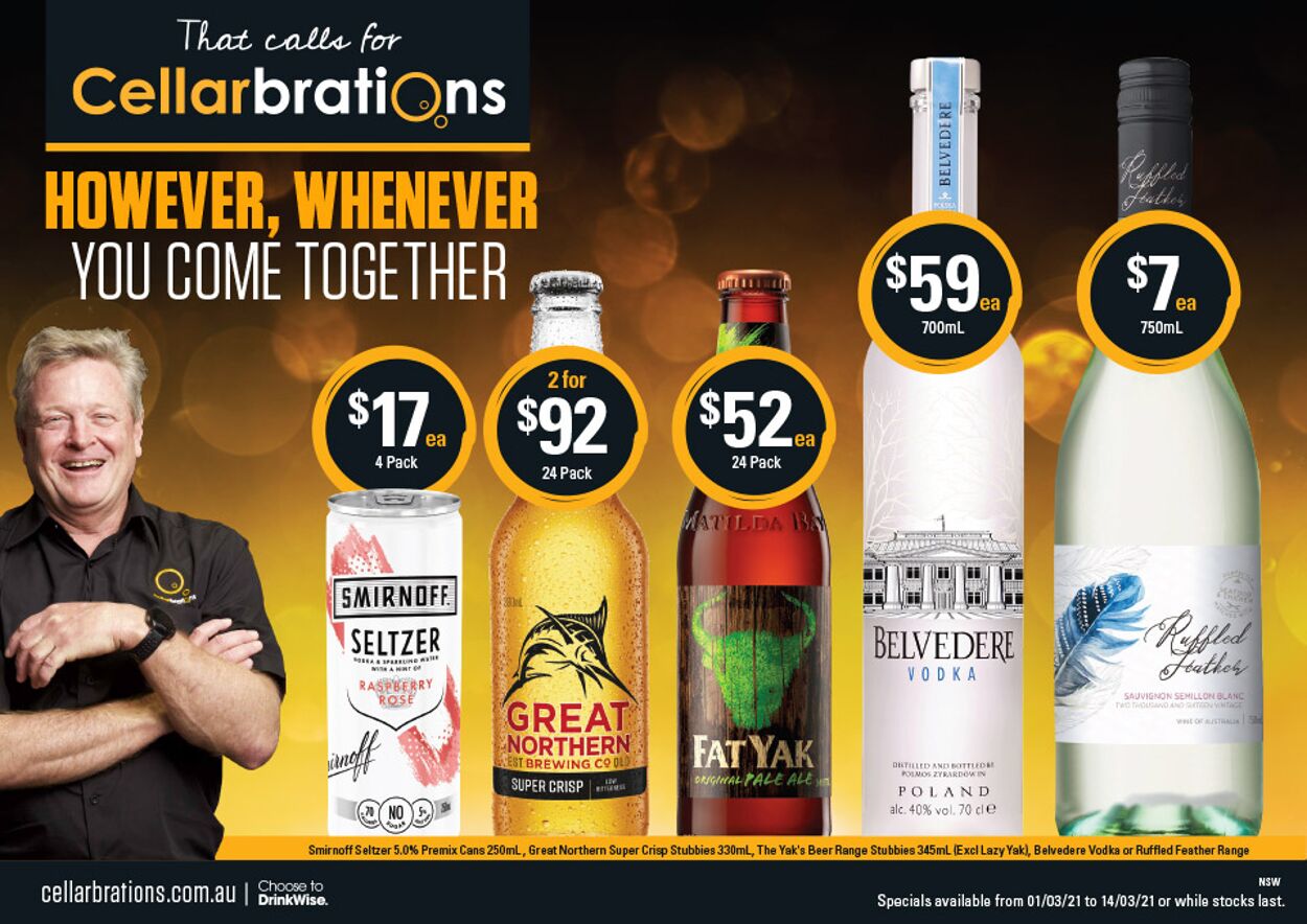 Catalogue Cellarbrations - Cellarbrations 1 Mar, 2021 - 14 Mar, 2021
