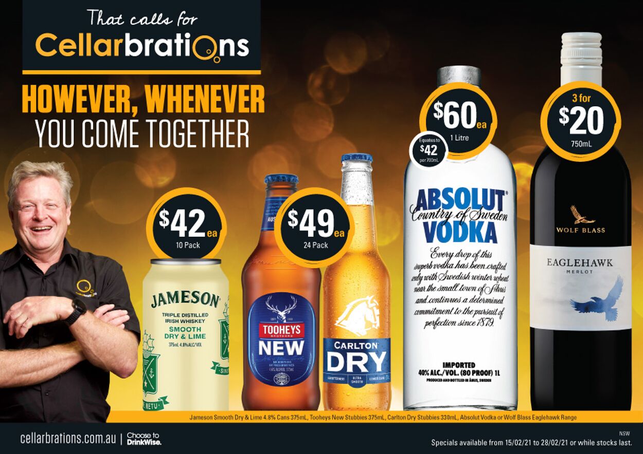 Catalogue Cellarbrations - Cellarbrations 15 Feb, 2021 - 28 Feb, 2021