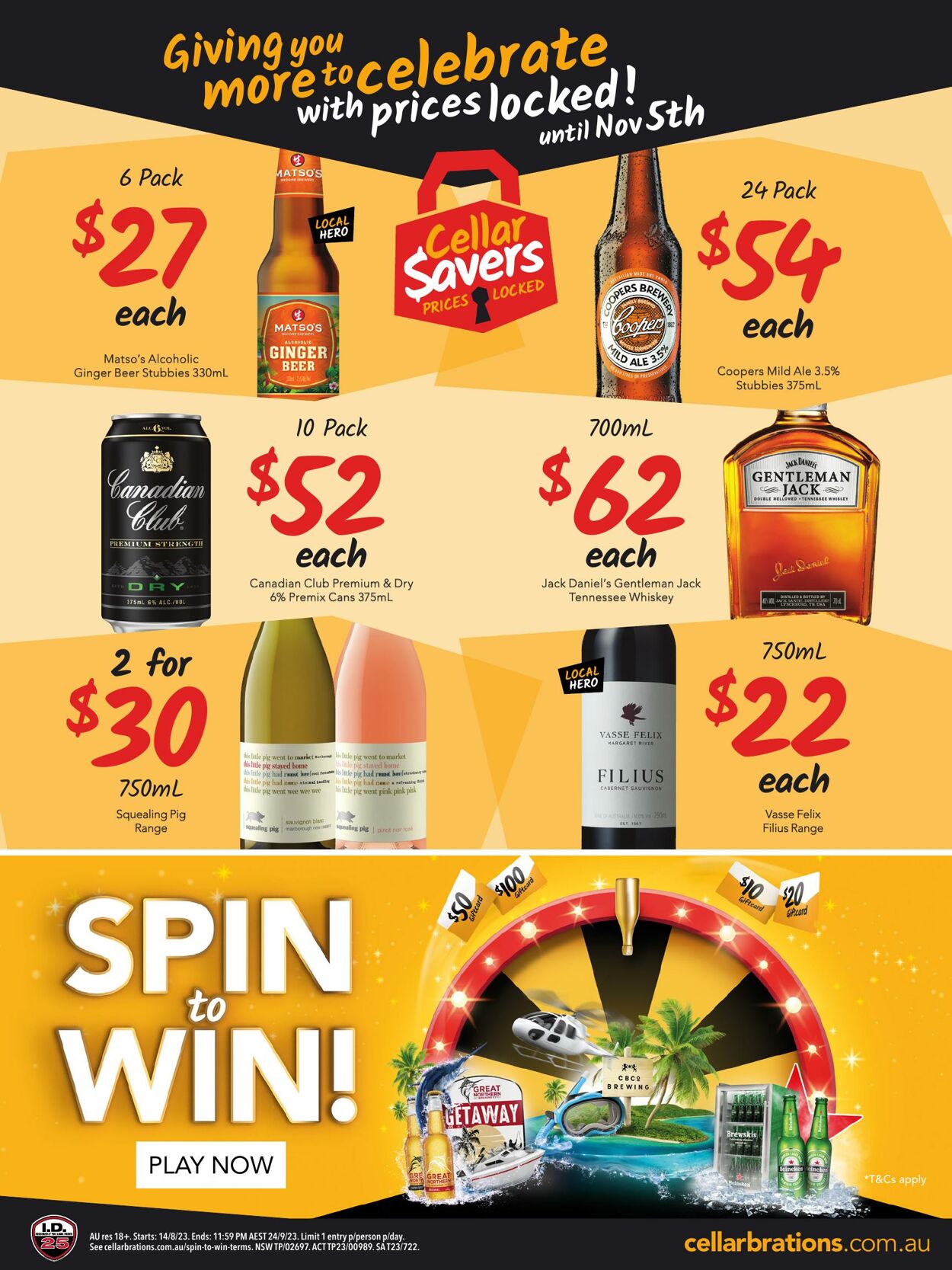 Catalogue Cellarbrations 11.09.2023 - 24.09.2023