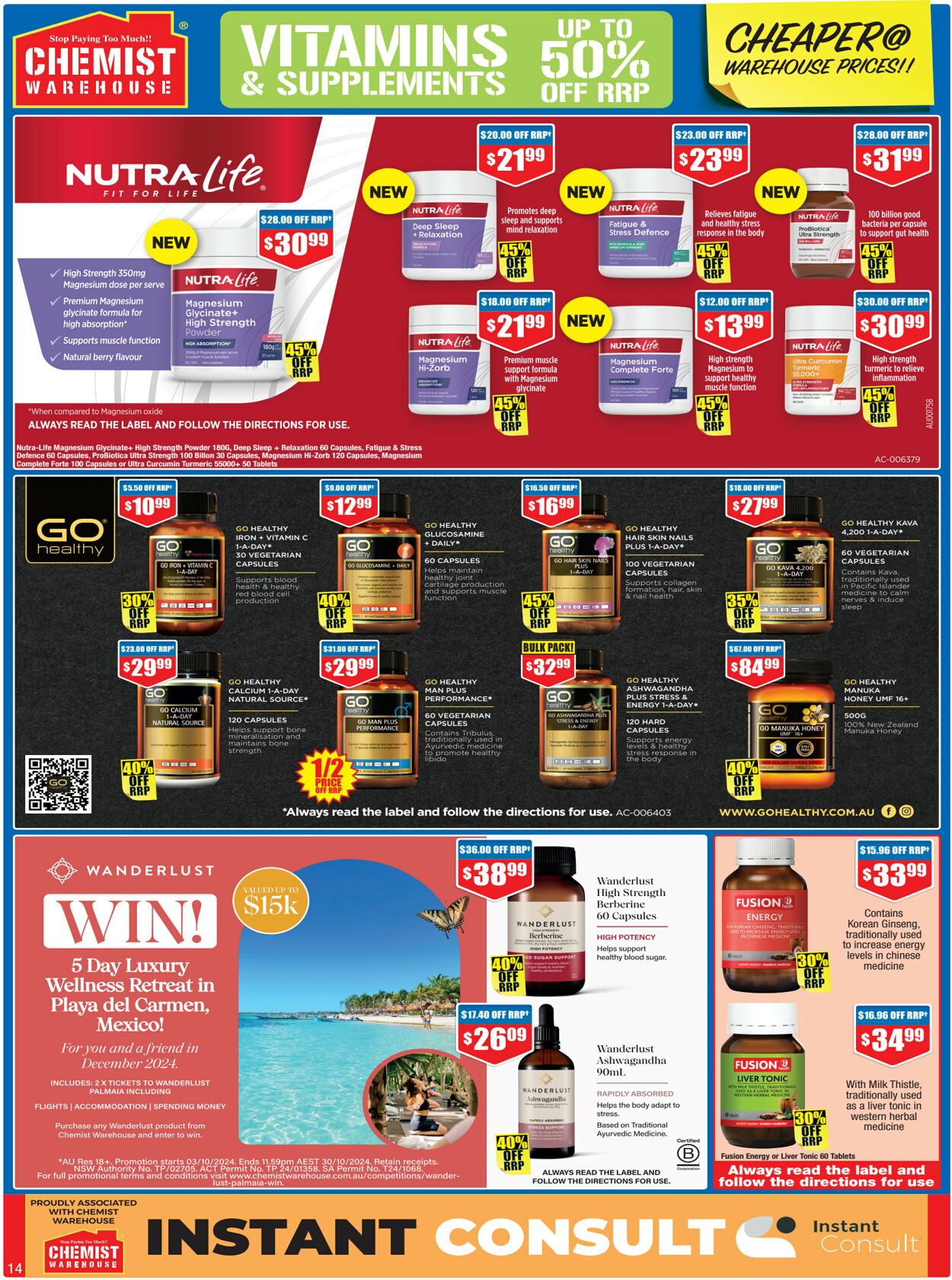 Catalogue Chemist Warehouse 02.10.2024 - 16.10.2024