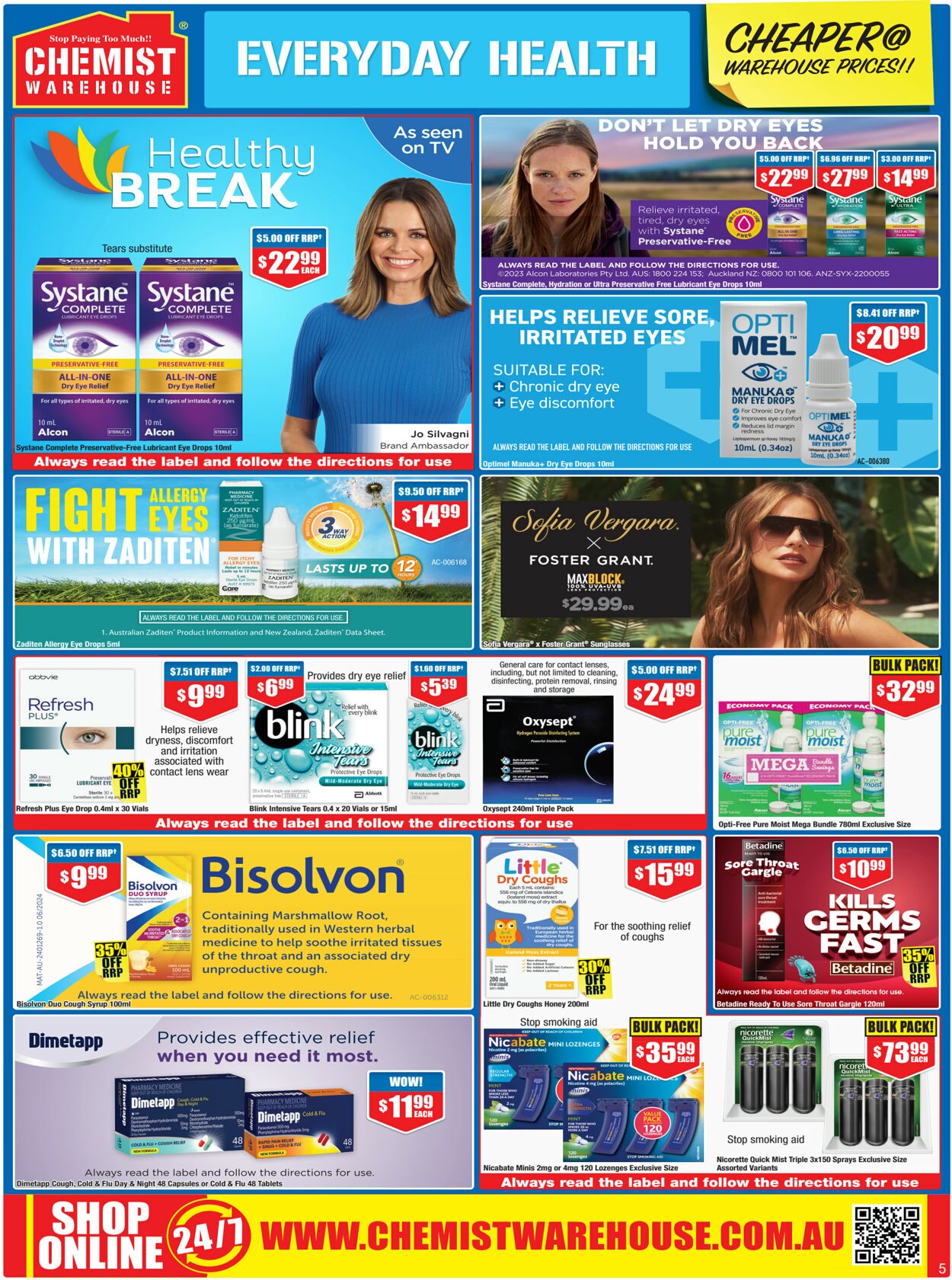 Catalogue Chemist Warehouse 02.10.2024 - 16.10.2024