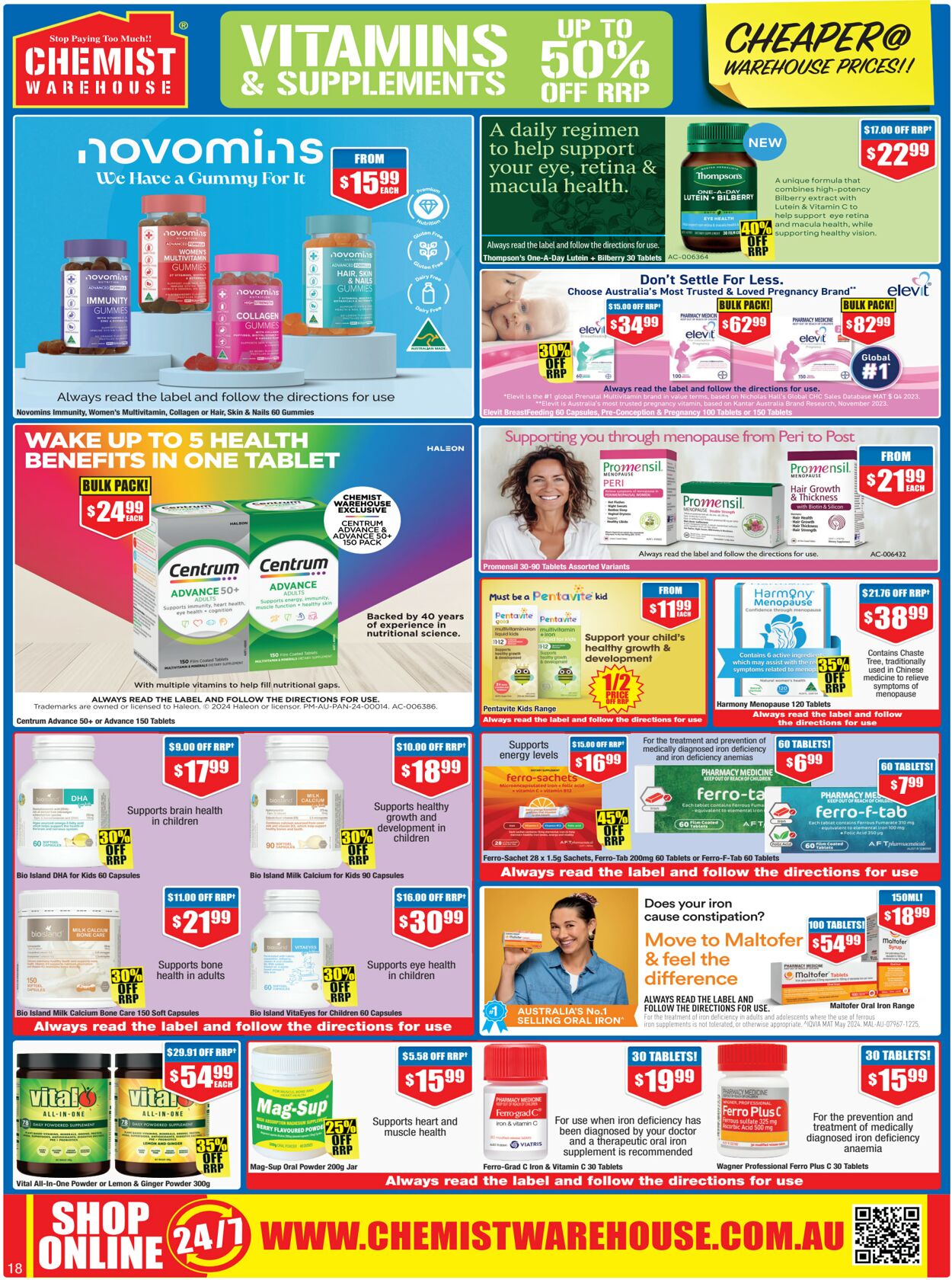 Catalogue Chemist Warehouse 02.10.2024 - 16.10.2024