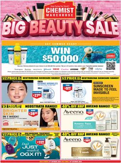 Catalogue Chemist Warehouse 24.03.2023 - 07.04.2023