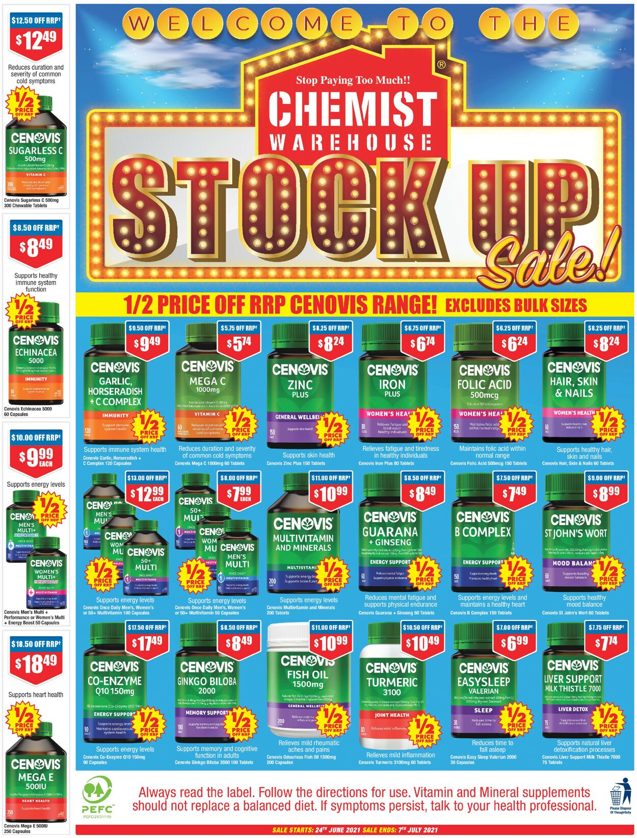 Catalogue Chemist Warehouse 24.06.2021 - 07.07.2021