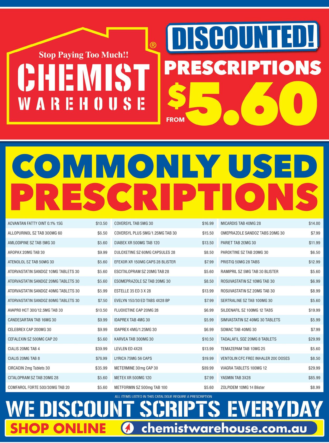 Catalogue Chemist Warehouse 18.03.2021 - 31.12.2021