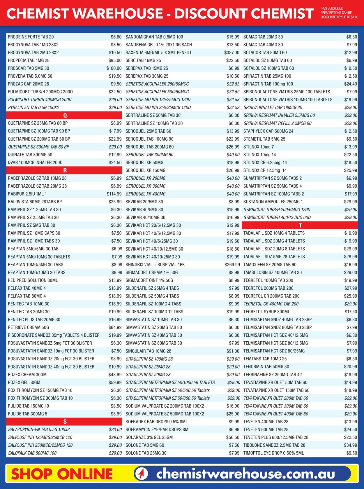 Catalogue Chemist Warehouse 07.06.2023 - 09.06.2023