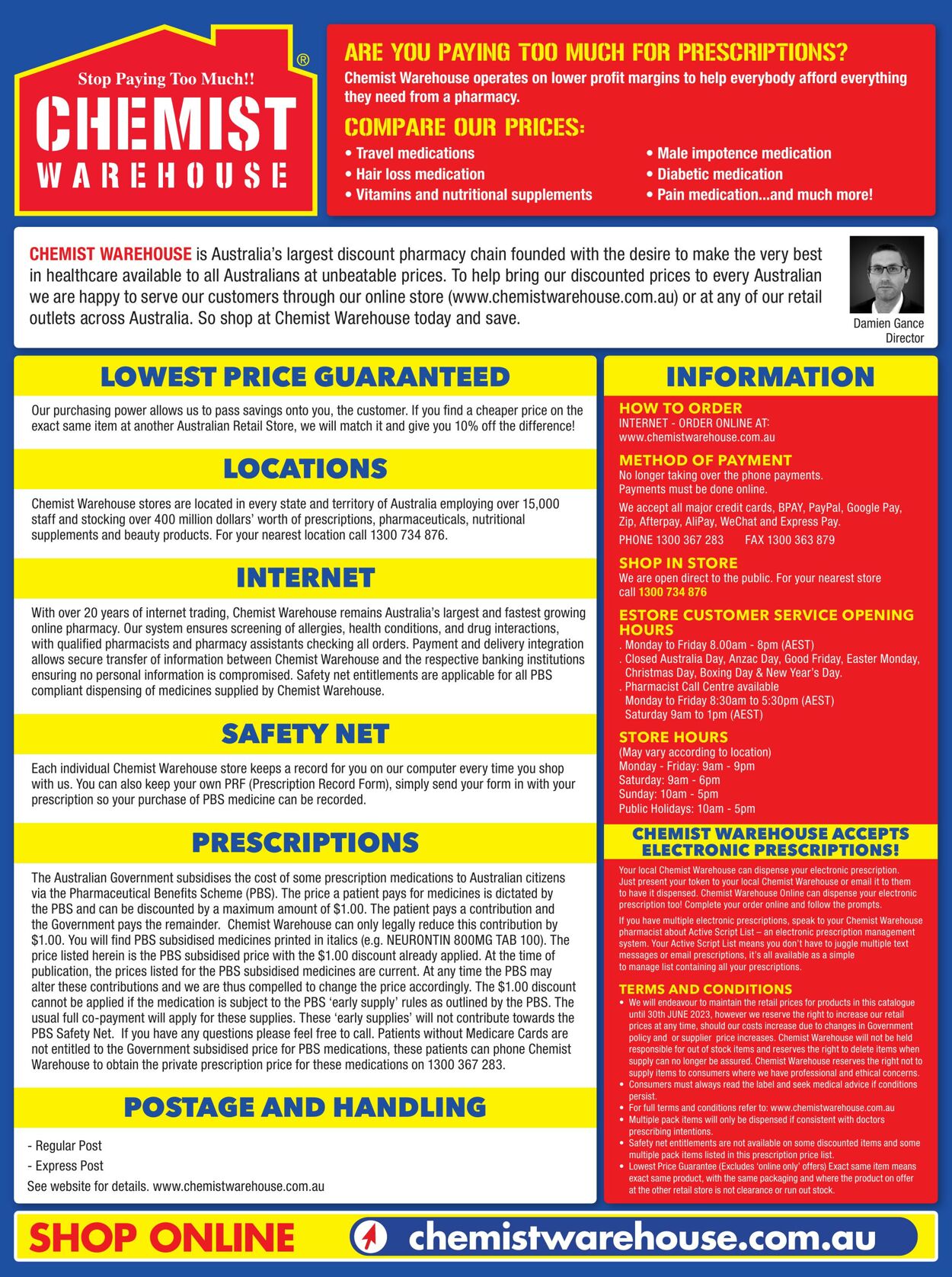Catalogue Chemist Warehouse 07.06.2023 - 09.06.2023
