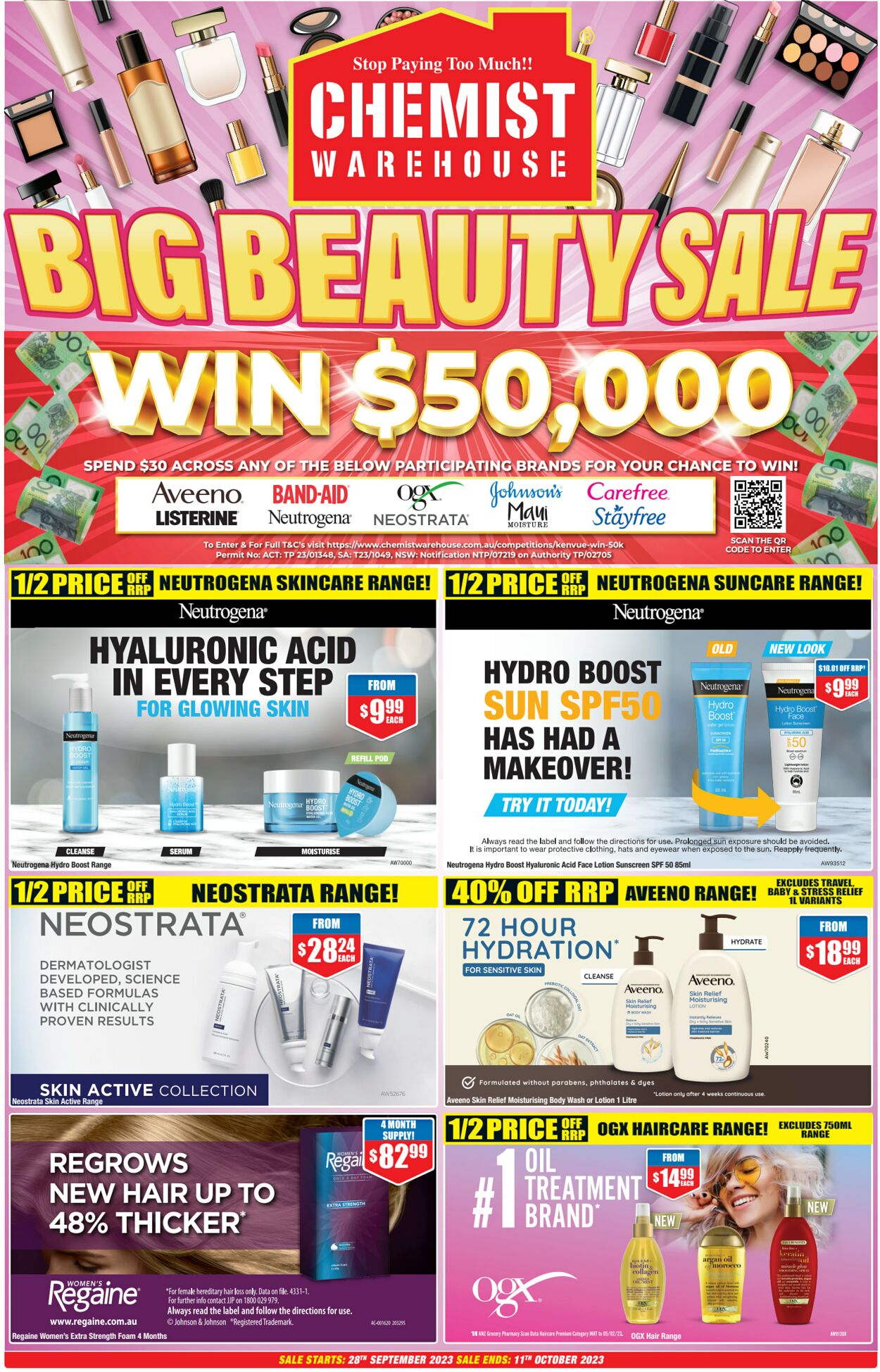 Catalogue Chemist Warehouse 27.09.2023 - 11.10.2023