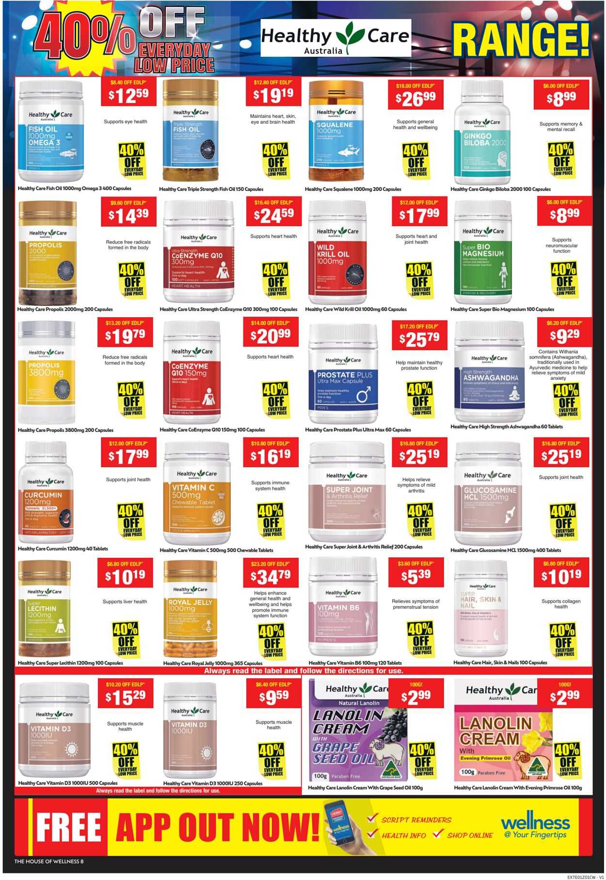 Catalogue Chemist Warehouse 25.12.2023 - 08.01.2024