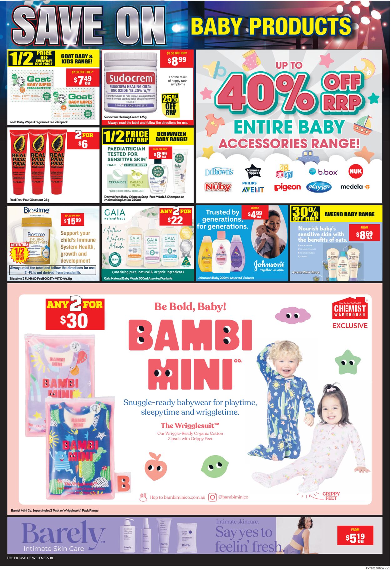 Catalogue Chemist Warehouse 25.12.2023 - 08.01.2024