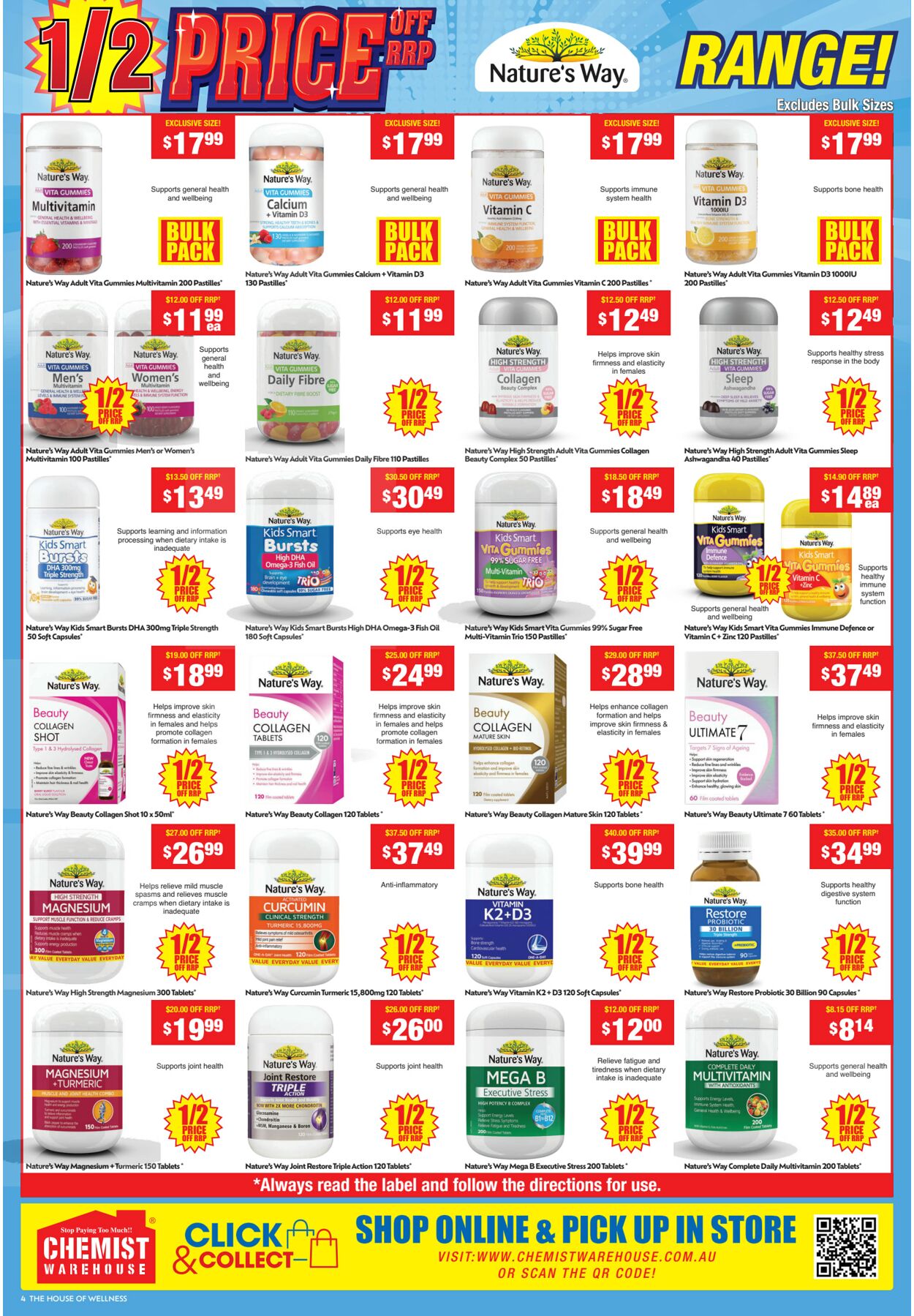 Catalogue Chemist Warehouse 24.12.2024 - 07.01.2025