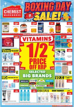 Catalogue Chemist Warehouse 24.12.2024 - 07.01.2025