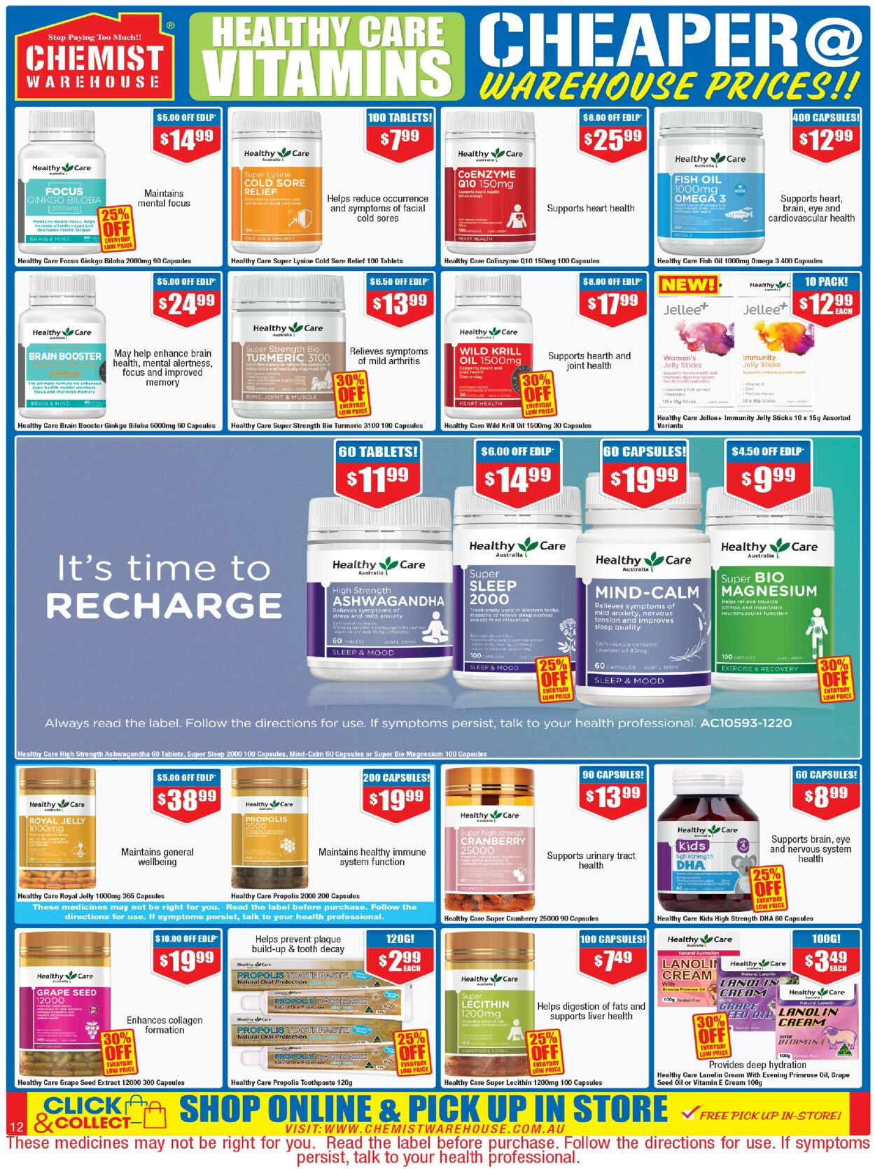 Catalogue Chemist Warehouse 25.02.2021 - 10.03.2021