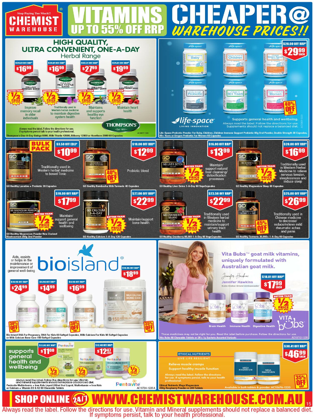 Catalogue Chemist Warehouse 25.02.2021 - 10.03.2021