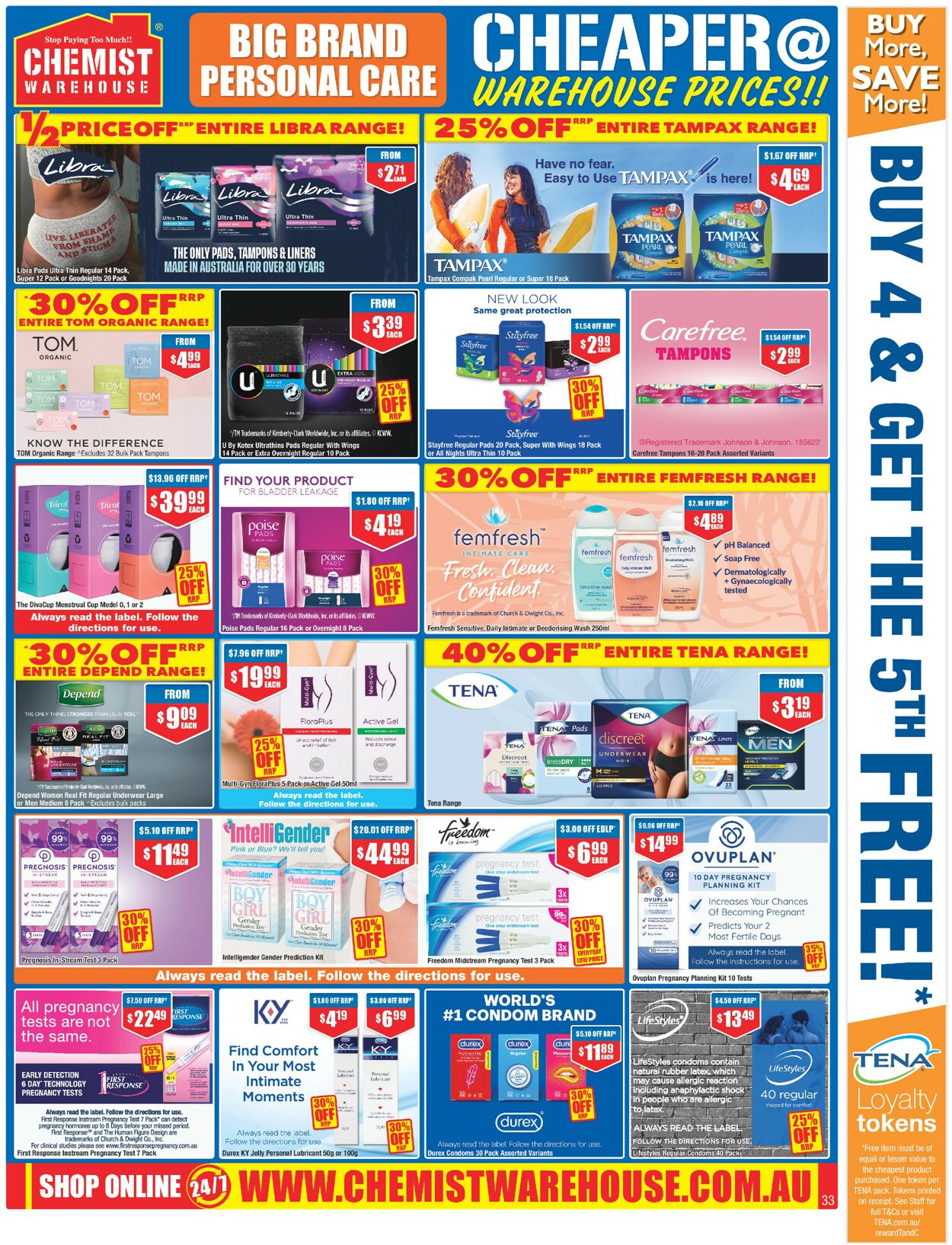 Catalogue Chemist Warehouse 25.02.2021 - 10.03.2021