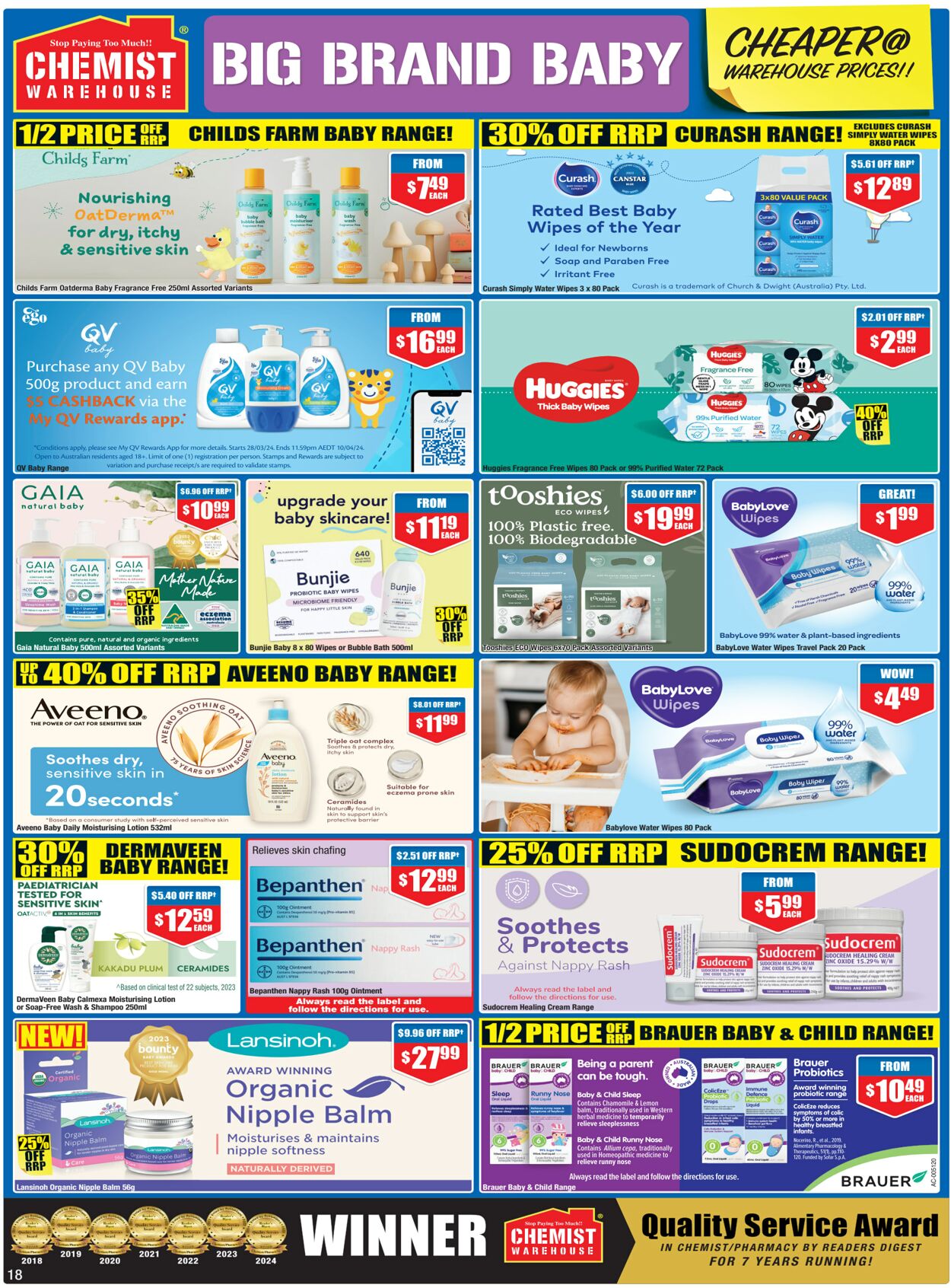 Catalogue Chemist Warehouse 27.03.2024 - 10.04.2024