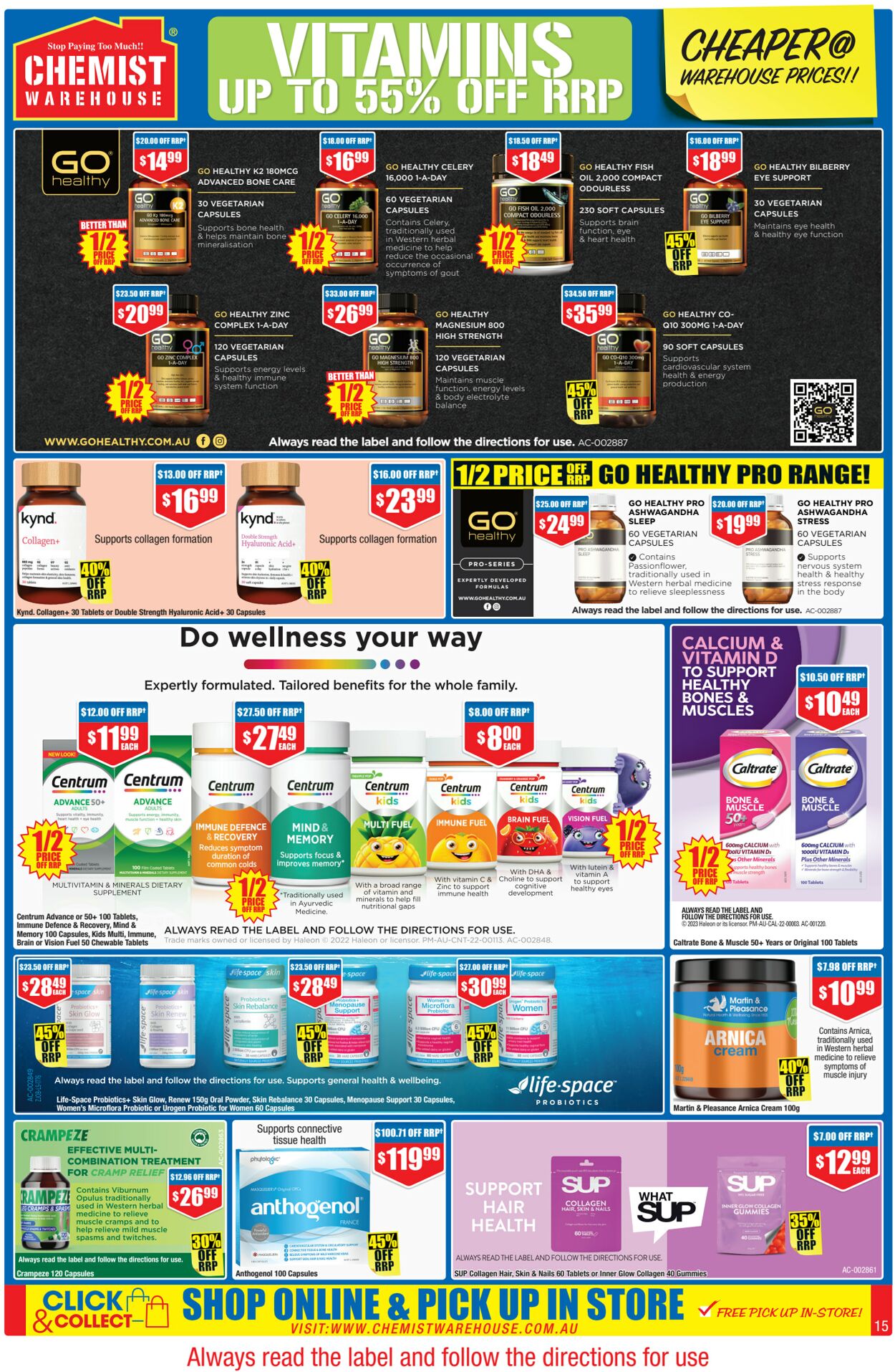 Catalogue Chemist Warehouse 24.03.2023 - 07.04.2023