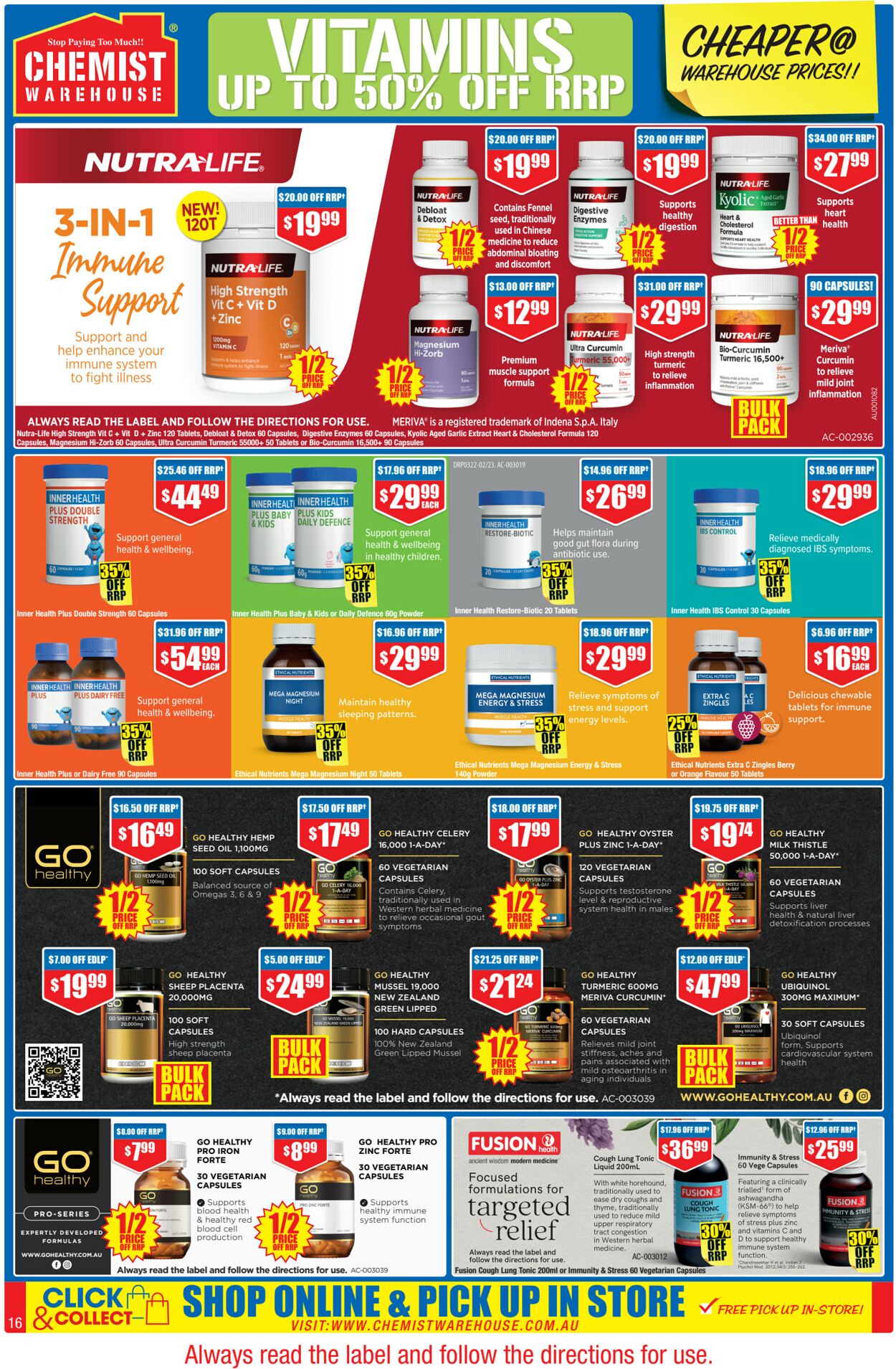 Catalogue Chemist Warehouse 20.04.2023 - 14.05.2023