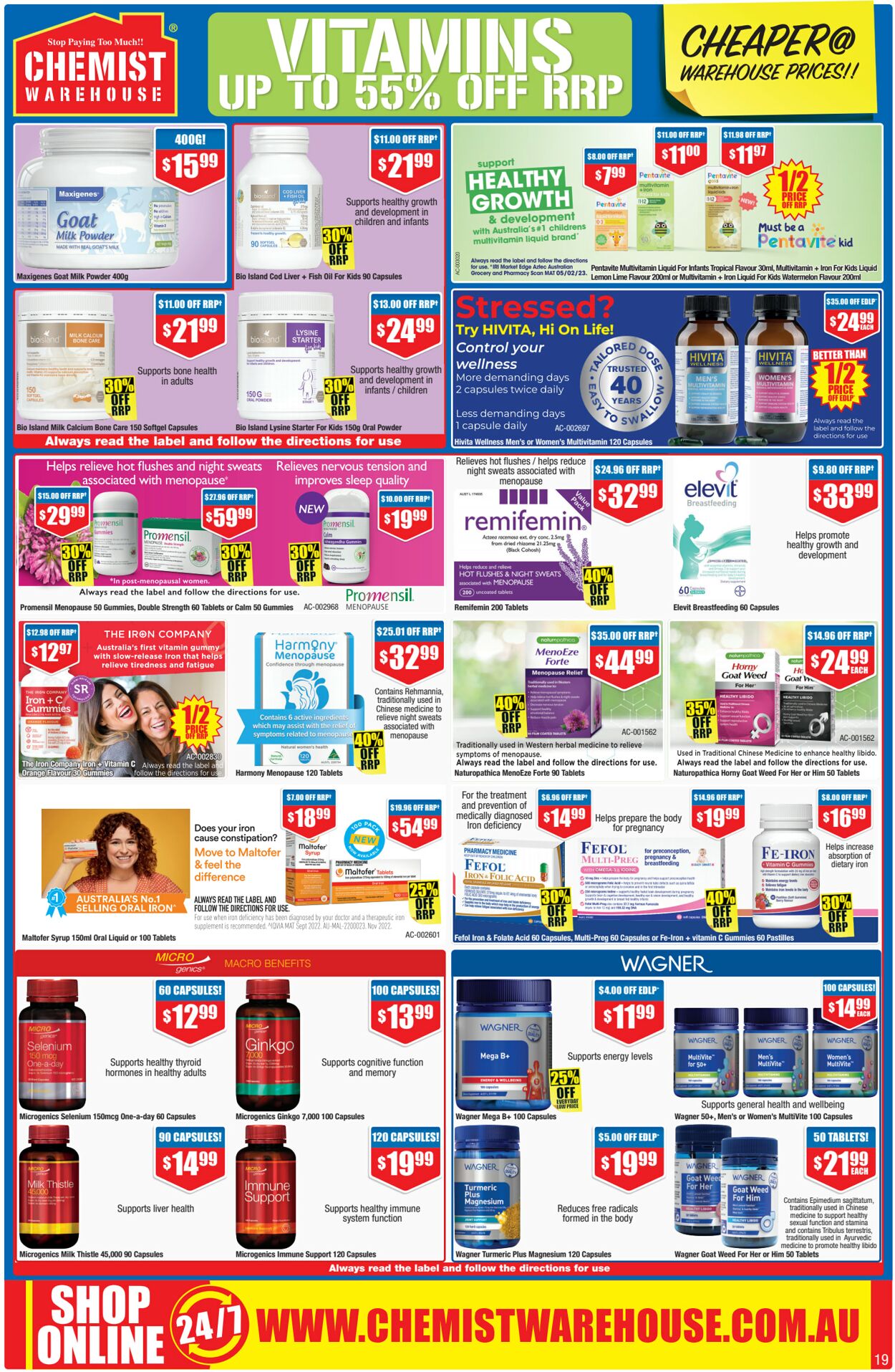 Catalogue Chemist Warehouse 20.04.2023 - 14.05.2023