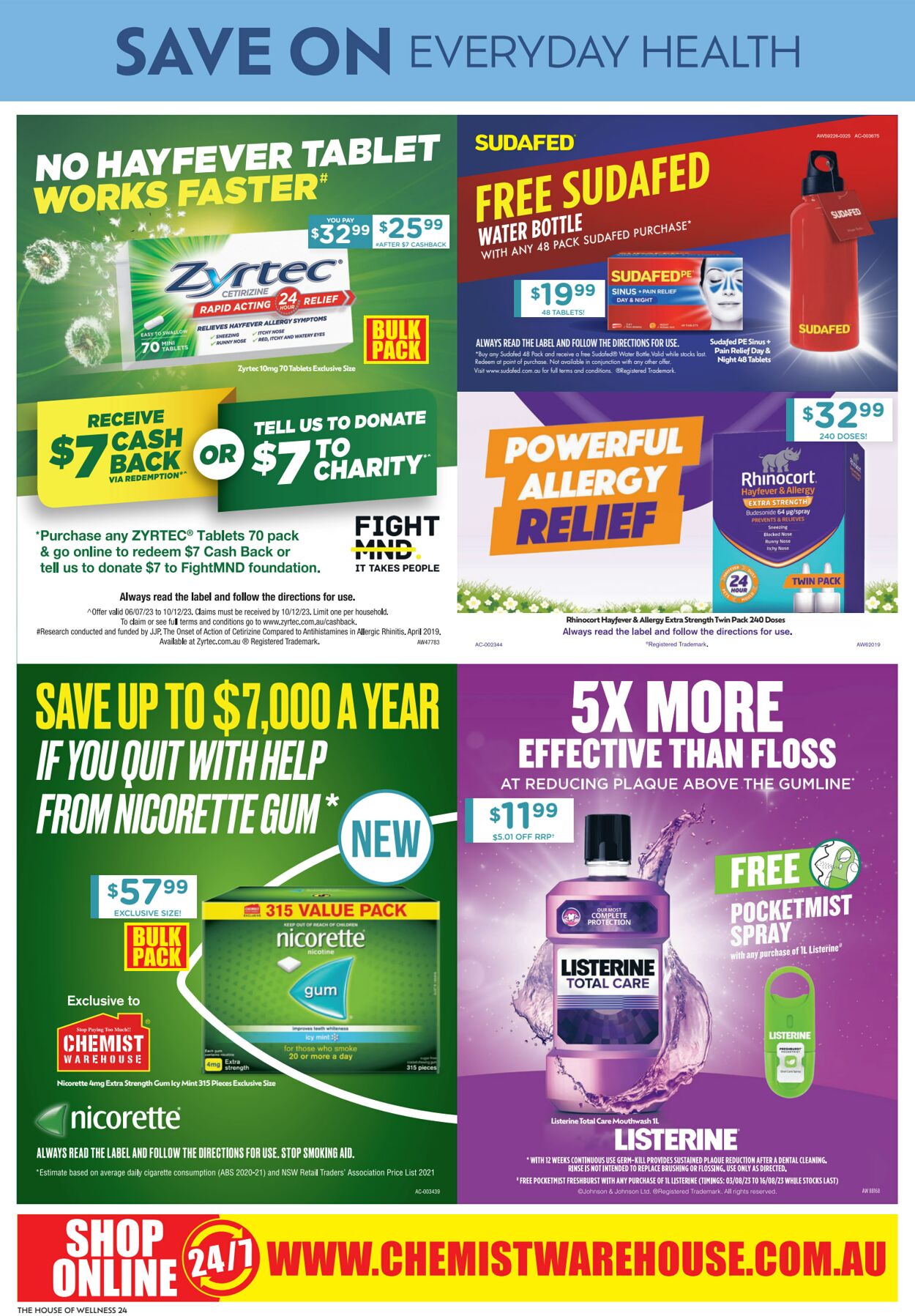 Catalogue Chemist Warehouse 02.08.2023 - 16.08.2023