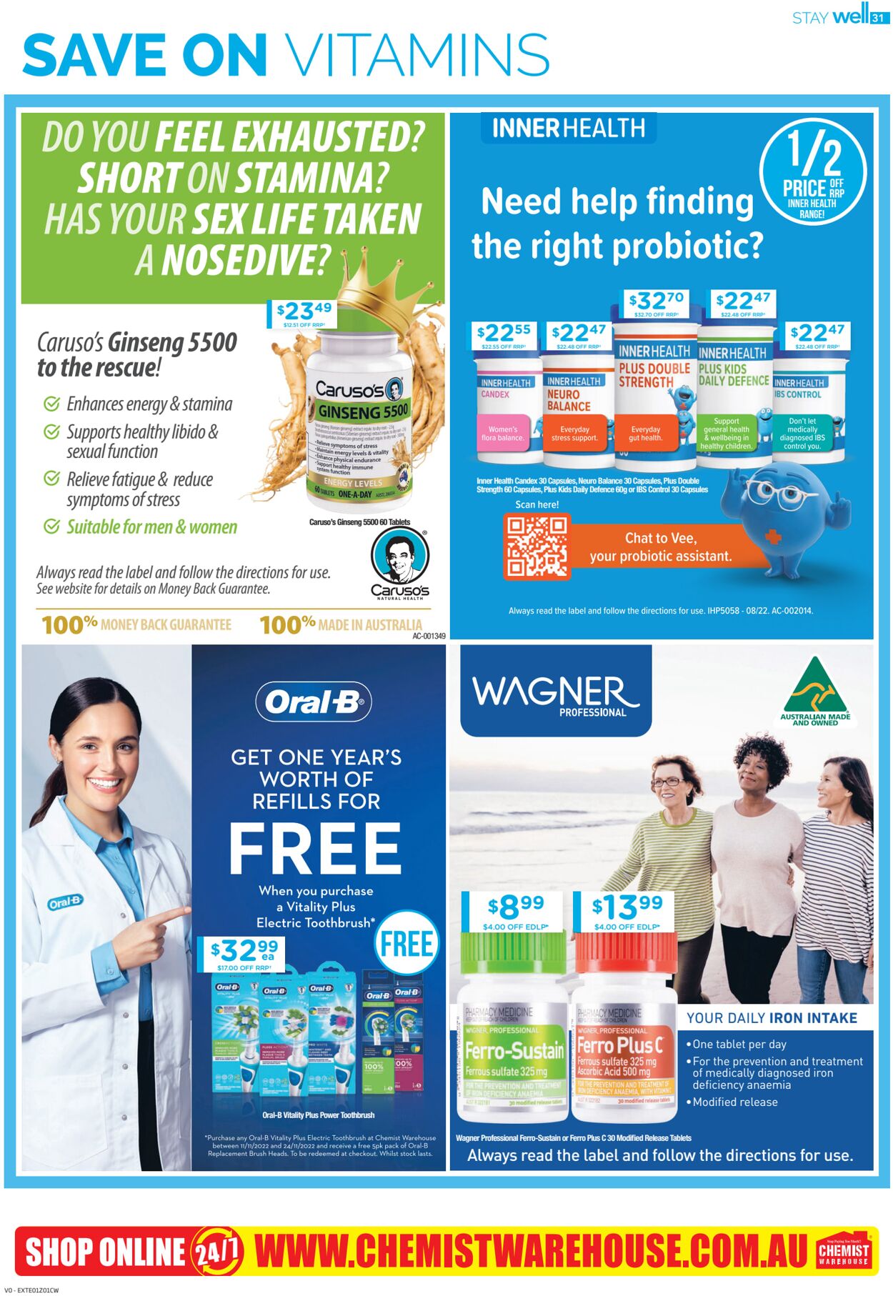 Catalogue Chemist Warehouse 09.11.2022 - 23.11.2022