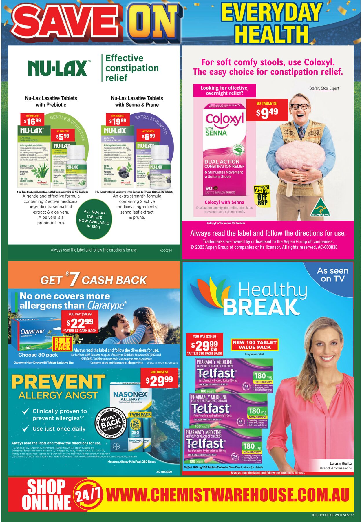 Catalogue Chemist Warehouse 03.09.2023 - 17.09.2023