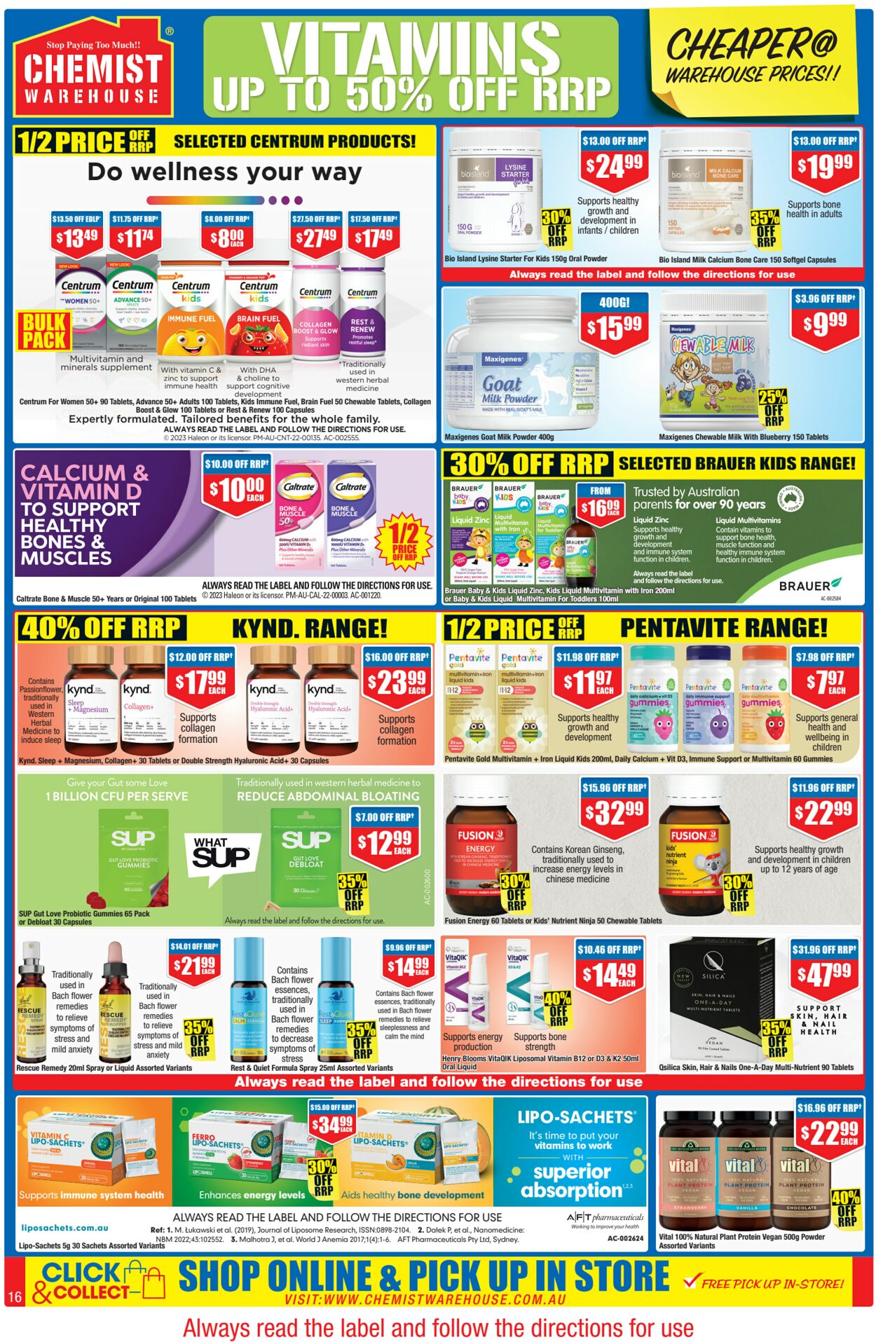 Catalogue Chemist Warehouse 25.01.2023 - 08.02.2023