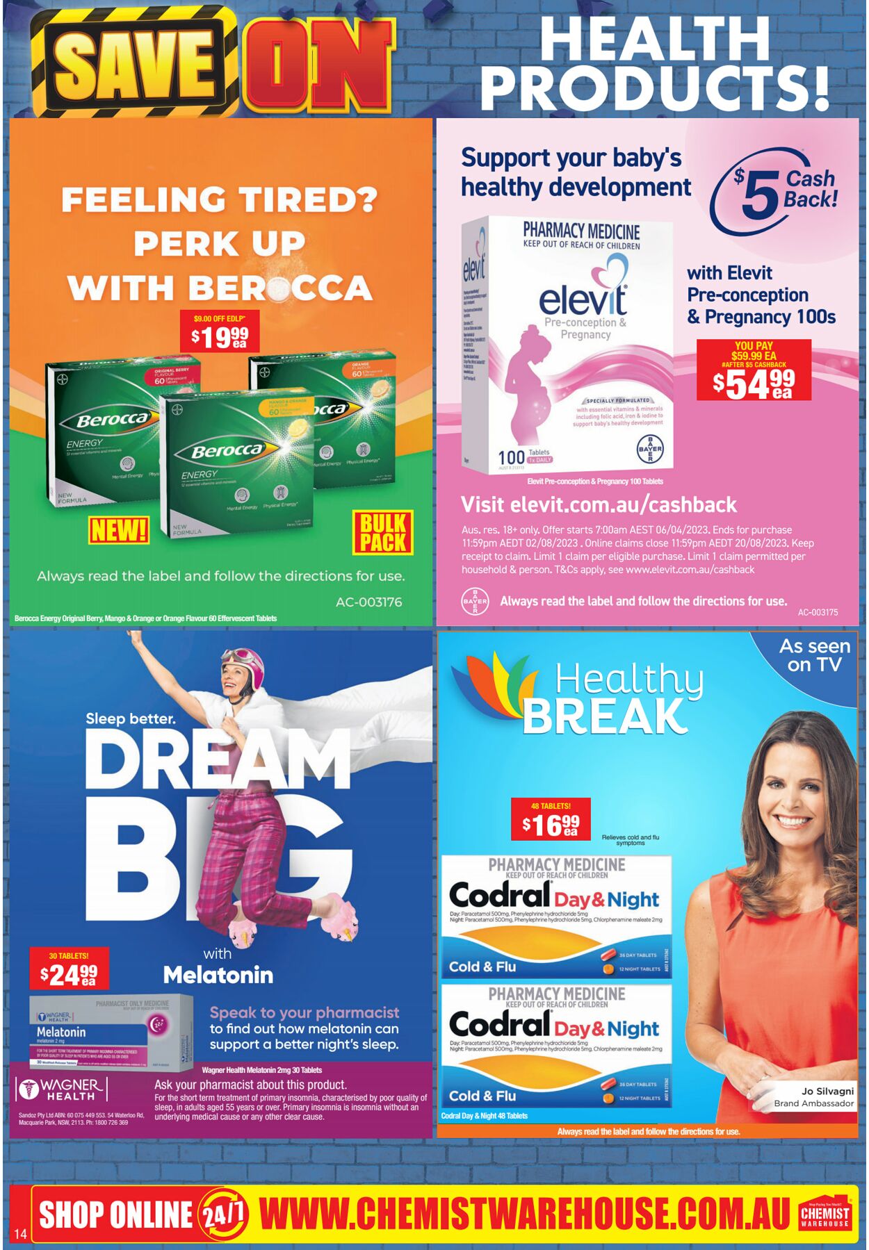 Catalogue Chemist Warehouse 14.05.2023 - 28.05.2023