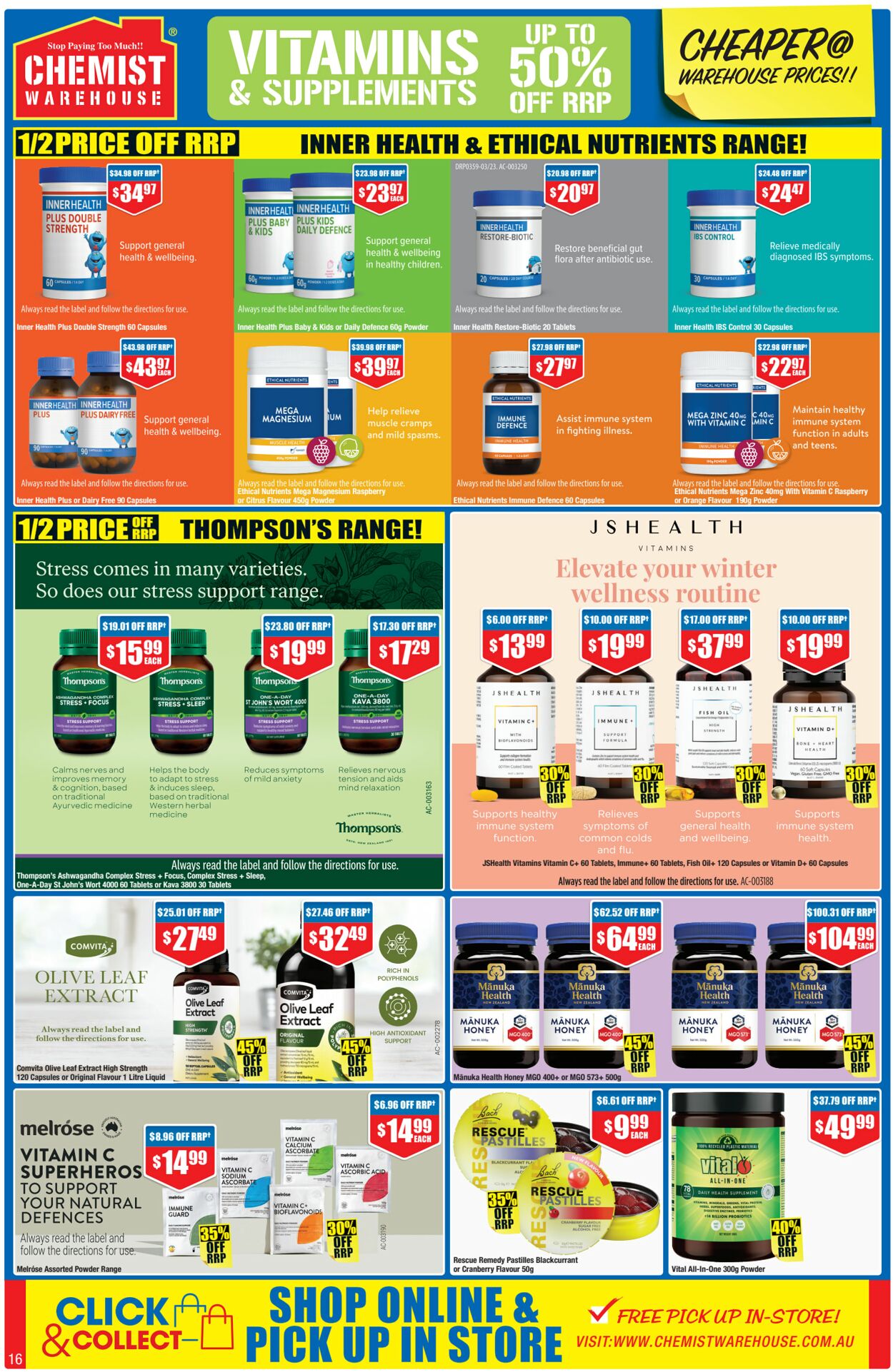 Catalogue Chemist Warehouse 24.05.2023 - 07.06.2023