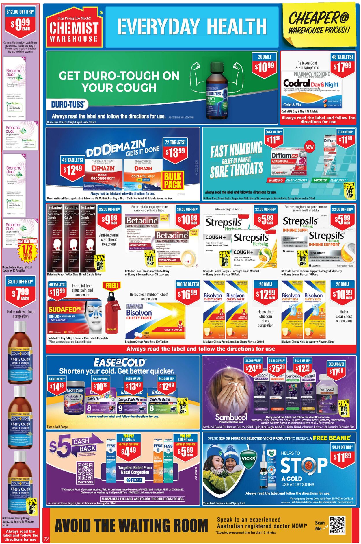 Catalogue Chemist Warehouse 19.07.2023 - 02.08.2023