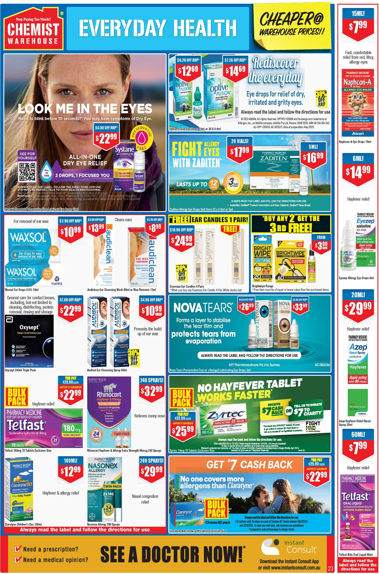 Catalogue Chemist Warehouse 19.07.2023 - 02.08.2023