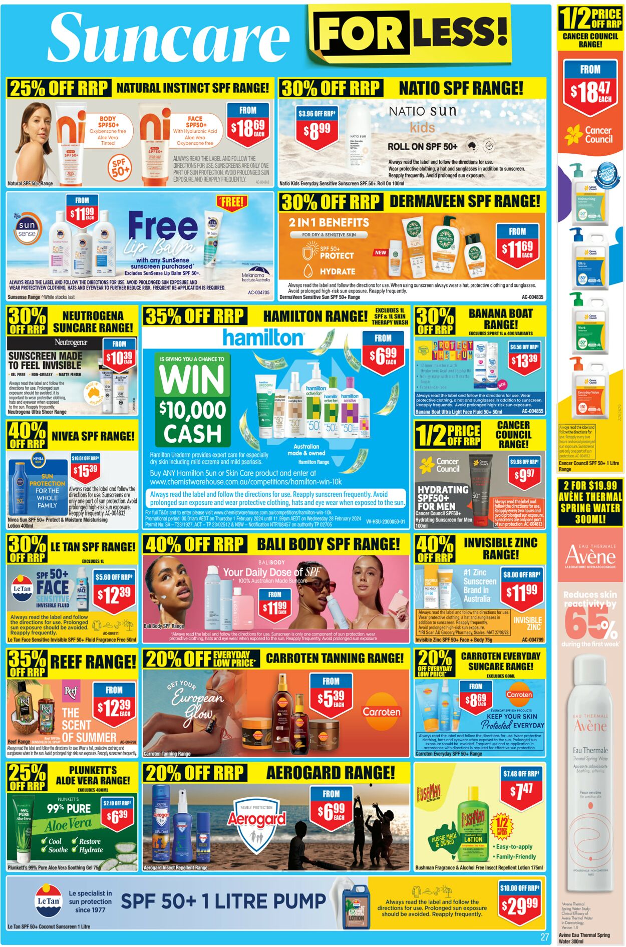 Catalogue Chemist Warehouse 31.01.2024 - 14.02.2024