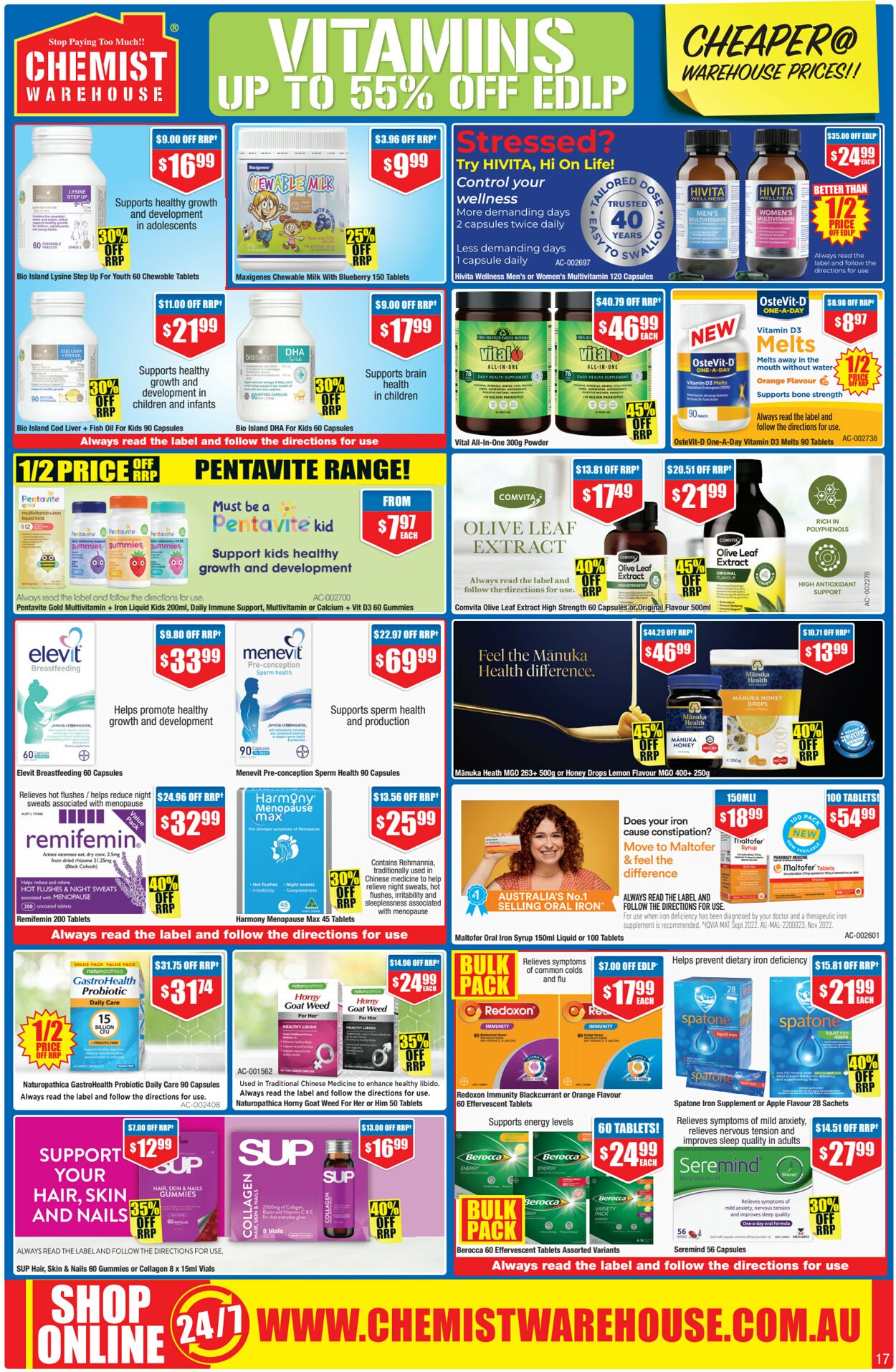 Catalogue Chemist Warehouse 22.02.2023 - 08.03.2023