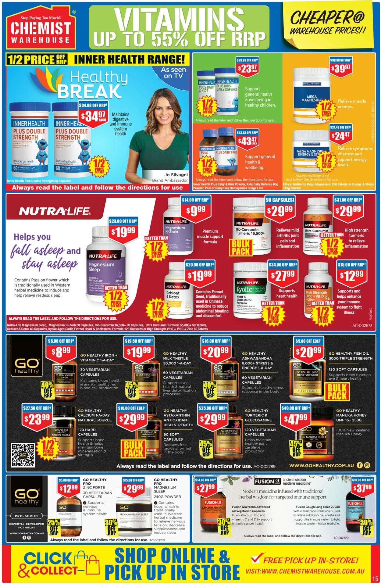 Catalogue Chemist Warehouse 22.02.2023 - 08.03.2023