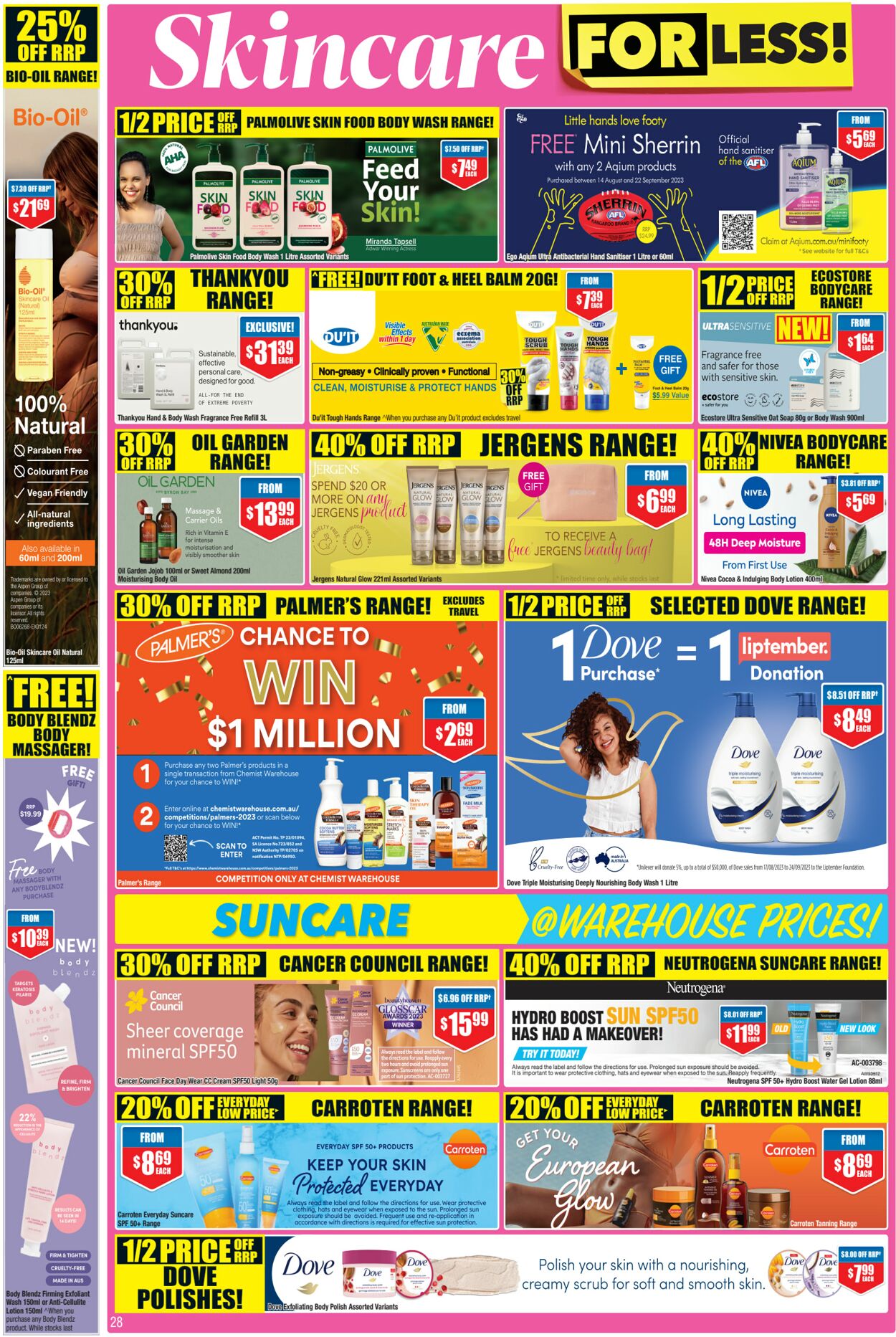 Catalogue Chemist Warehouse 17.08.2023 - 03.09.2023