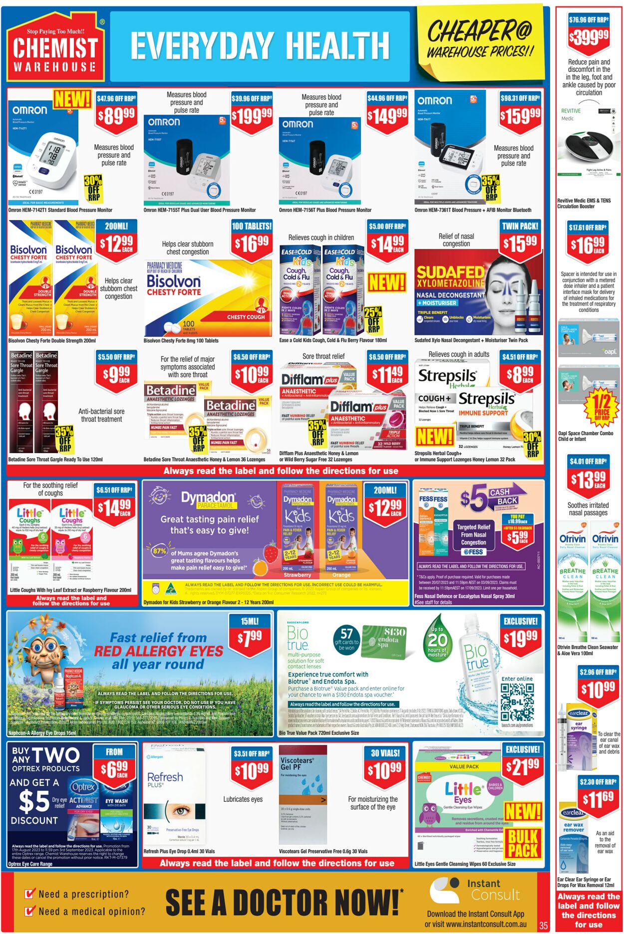 Catalogue Chemist Warehouse 17.08.2023 - 03.09.2023