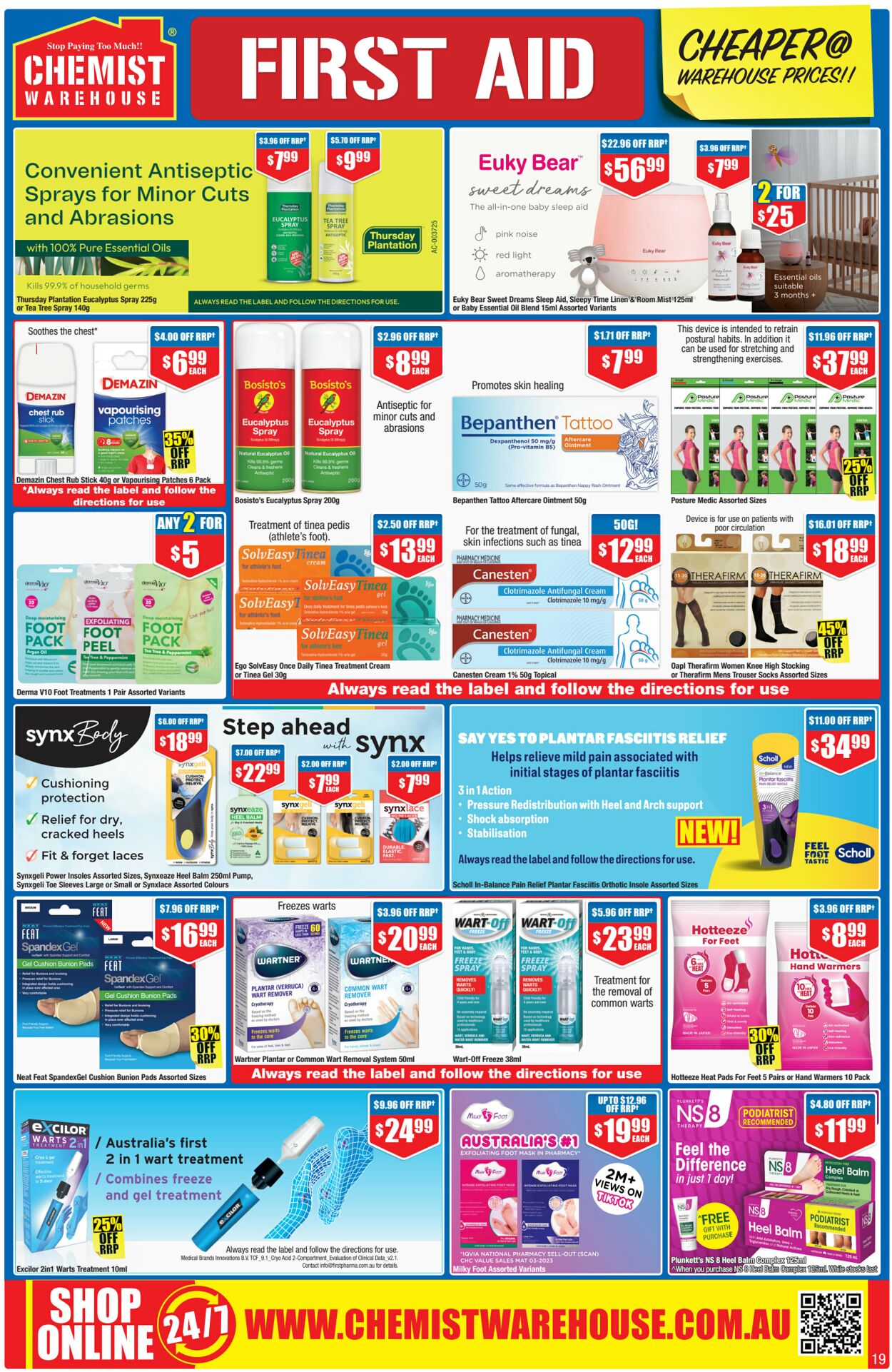 Catalogue Chemist Warehouse 17.08.2023 - 03.09.2023