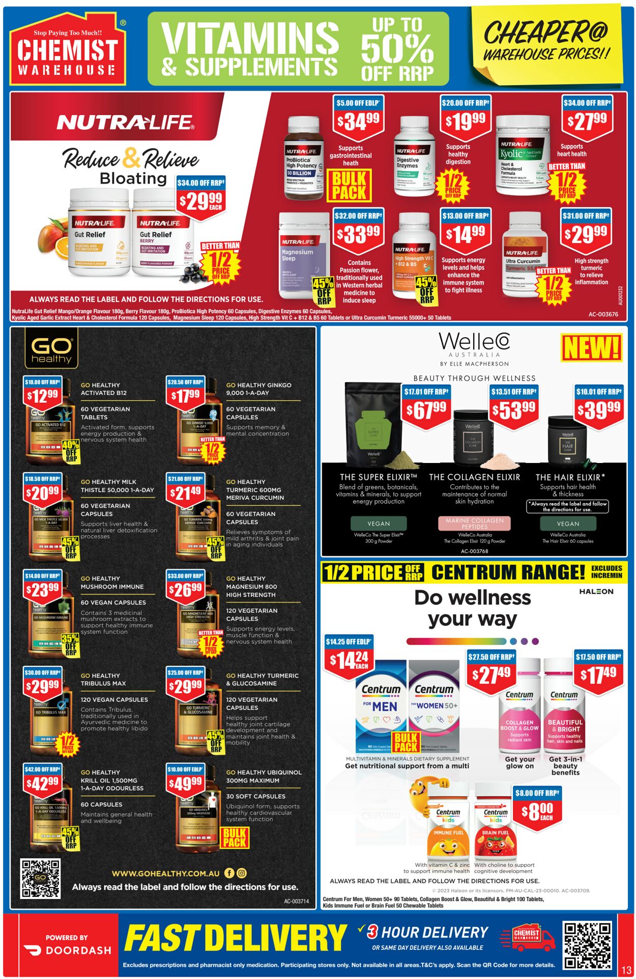 Catalogue Chemist Warehouse 17.08.2023 - 03.09.2023