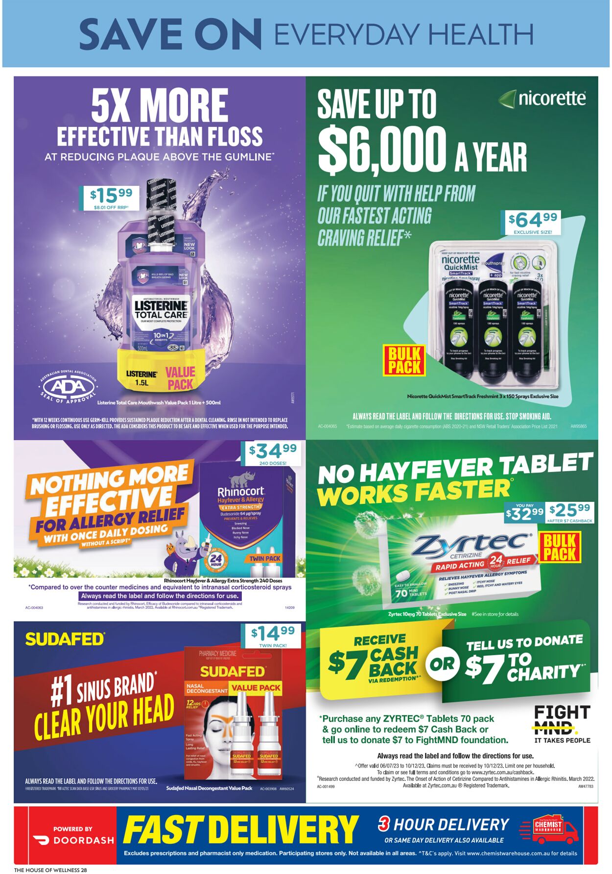 Catalogue Chemist Warehouse 11.10.2023 - 25.10.2023
